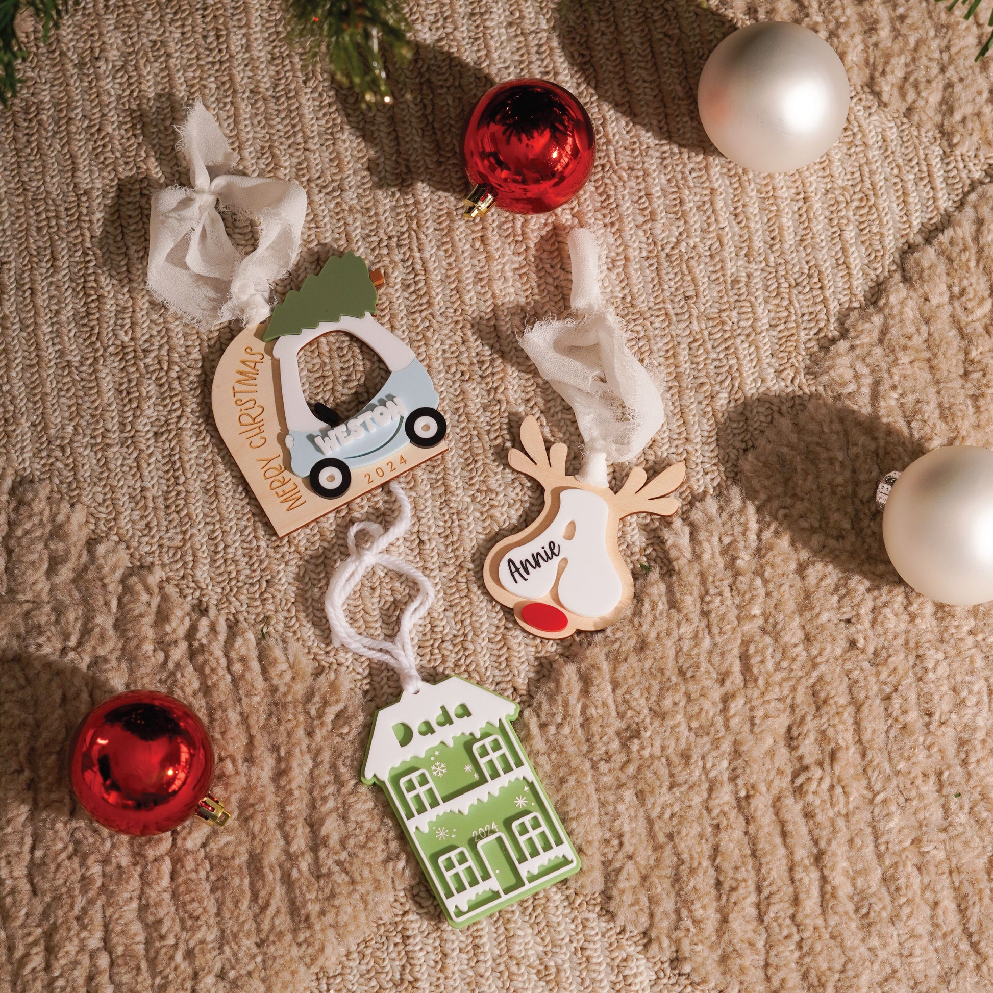 Personalized Cozy Coupe Christmas Ornament Birch Bar + Co.