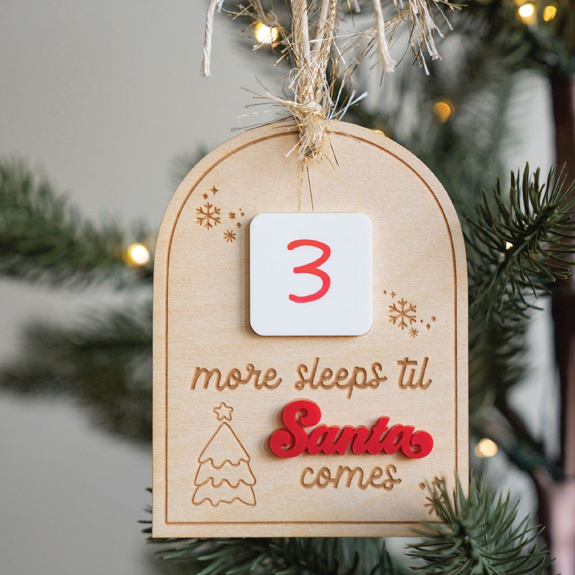 Christmas Countdown Ornament Birch Bar + Co.