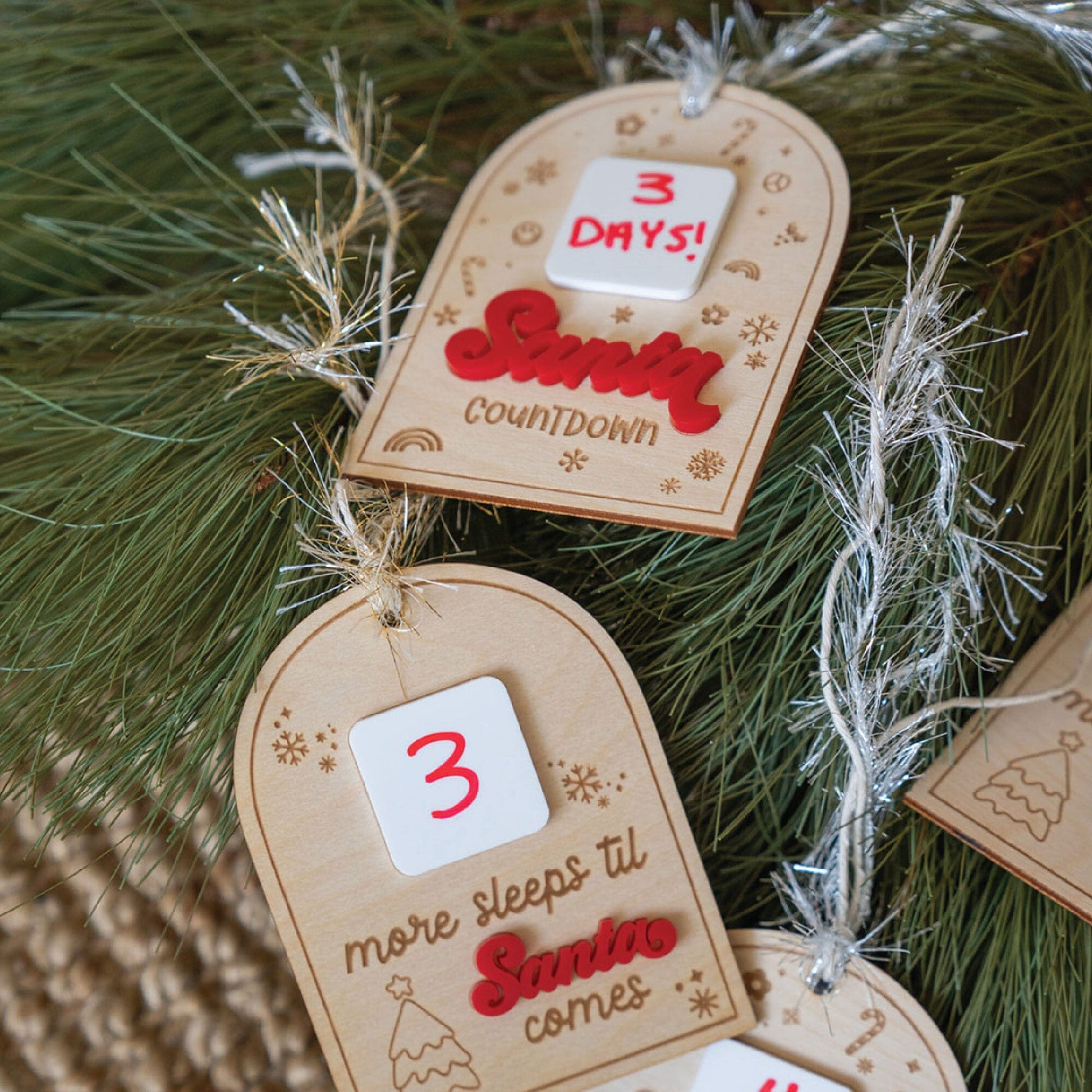 Christmas Countdown Ornament Birch Bar + Co.