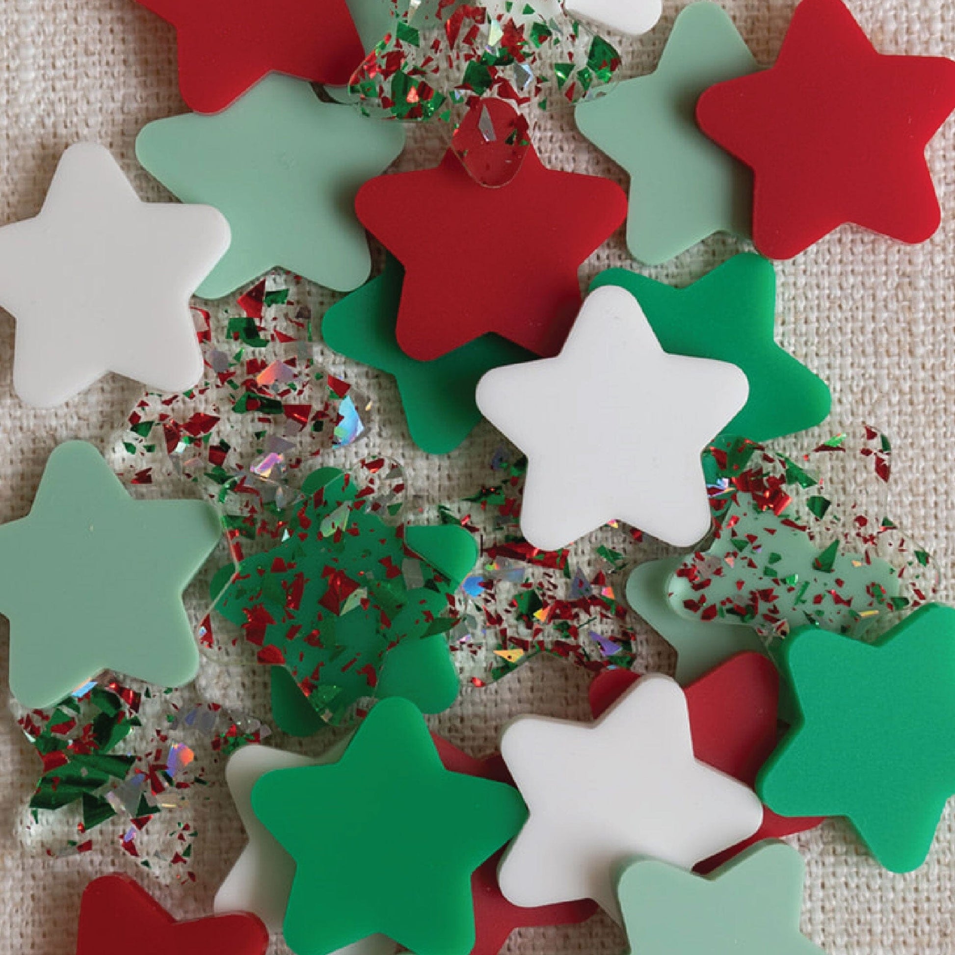 Extra Christmas Themed Star Tokens for Reward Jars Birch Bar + Co.