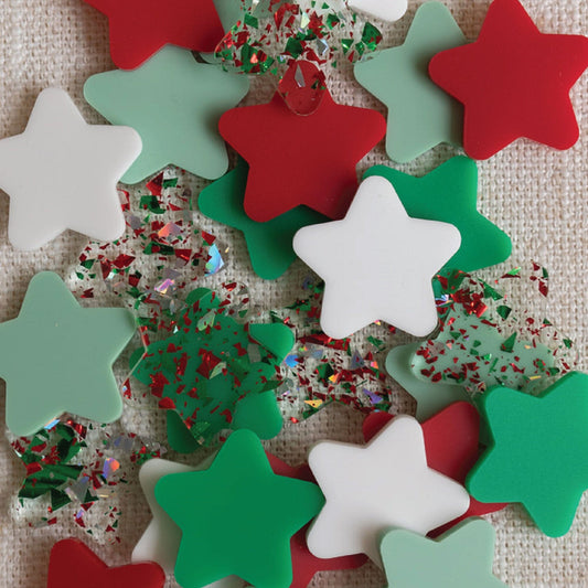 Extra Christmas Themed Star Tokens for Reward Jars Birch Bar + Co.