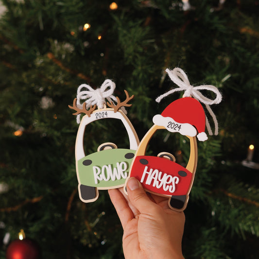 Personalized Cozy Coupe Ornament Birch Bar + Co.