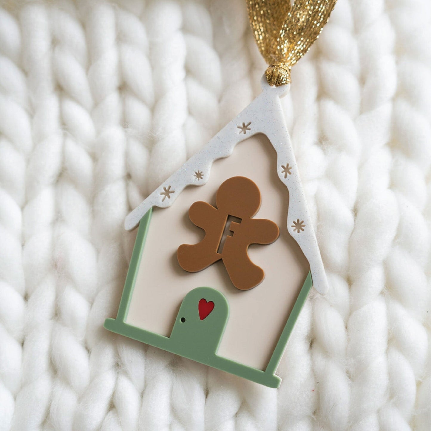 Personalized Gingerbread House Stocking Tag Birch Bar + Co.