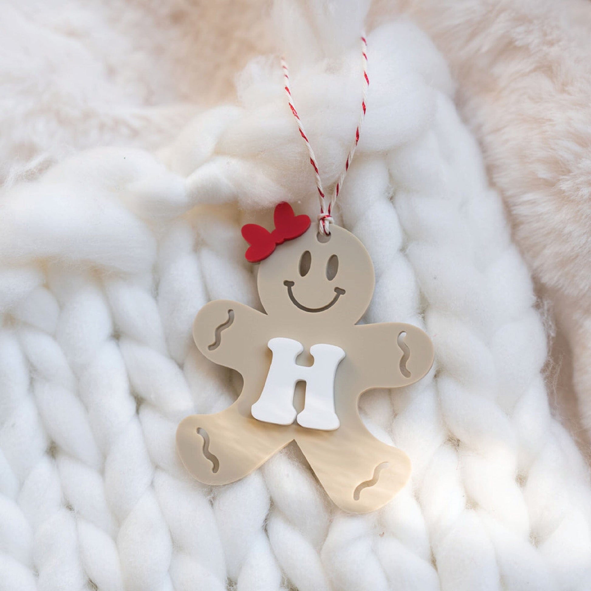 Personalized Gingerbread Stocking Tag Birch Bar + Co.