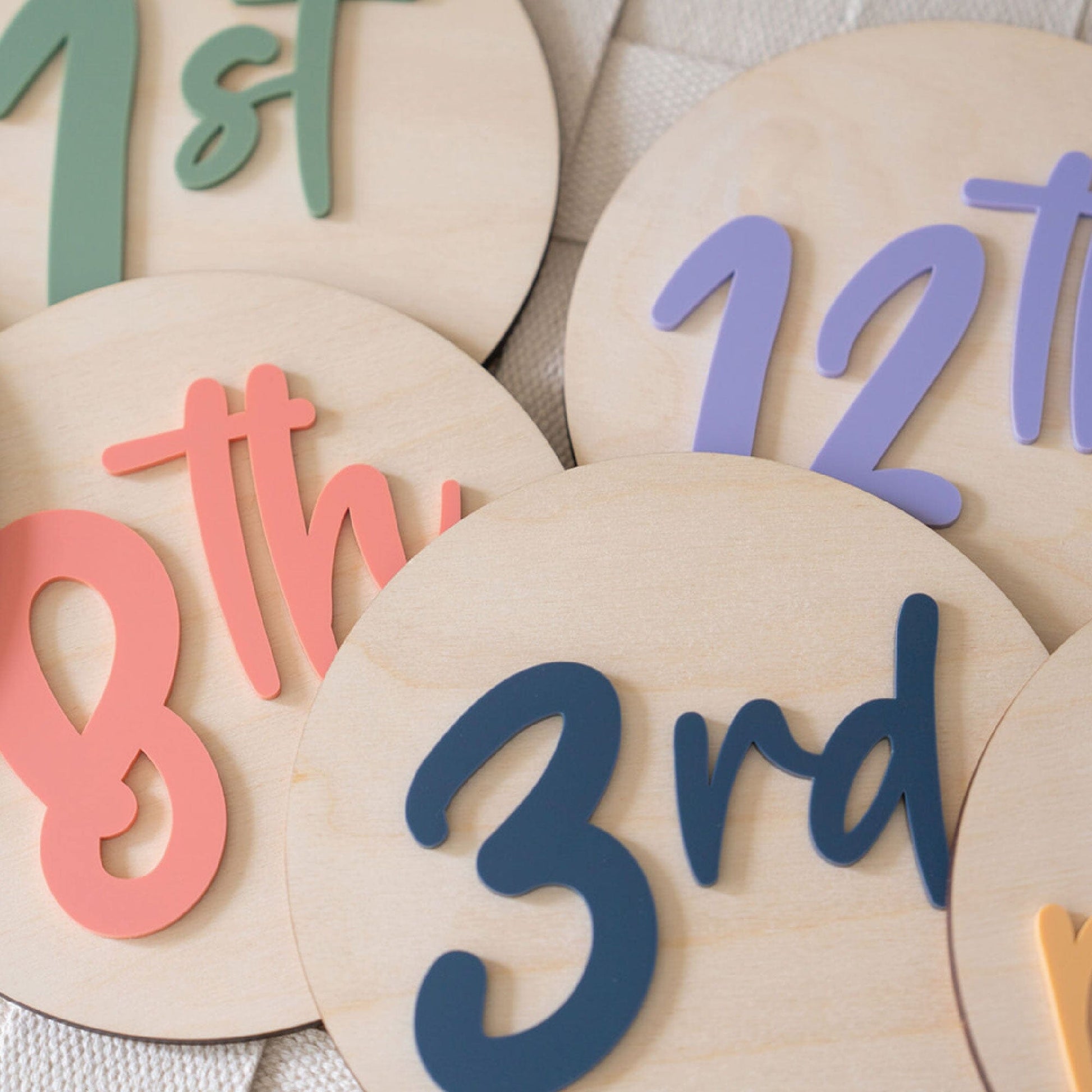 First Day Of School Mini Round Sign Birch Bar + Co.