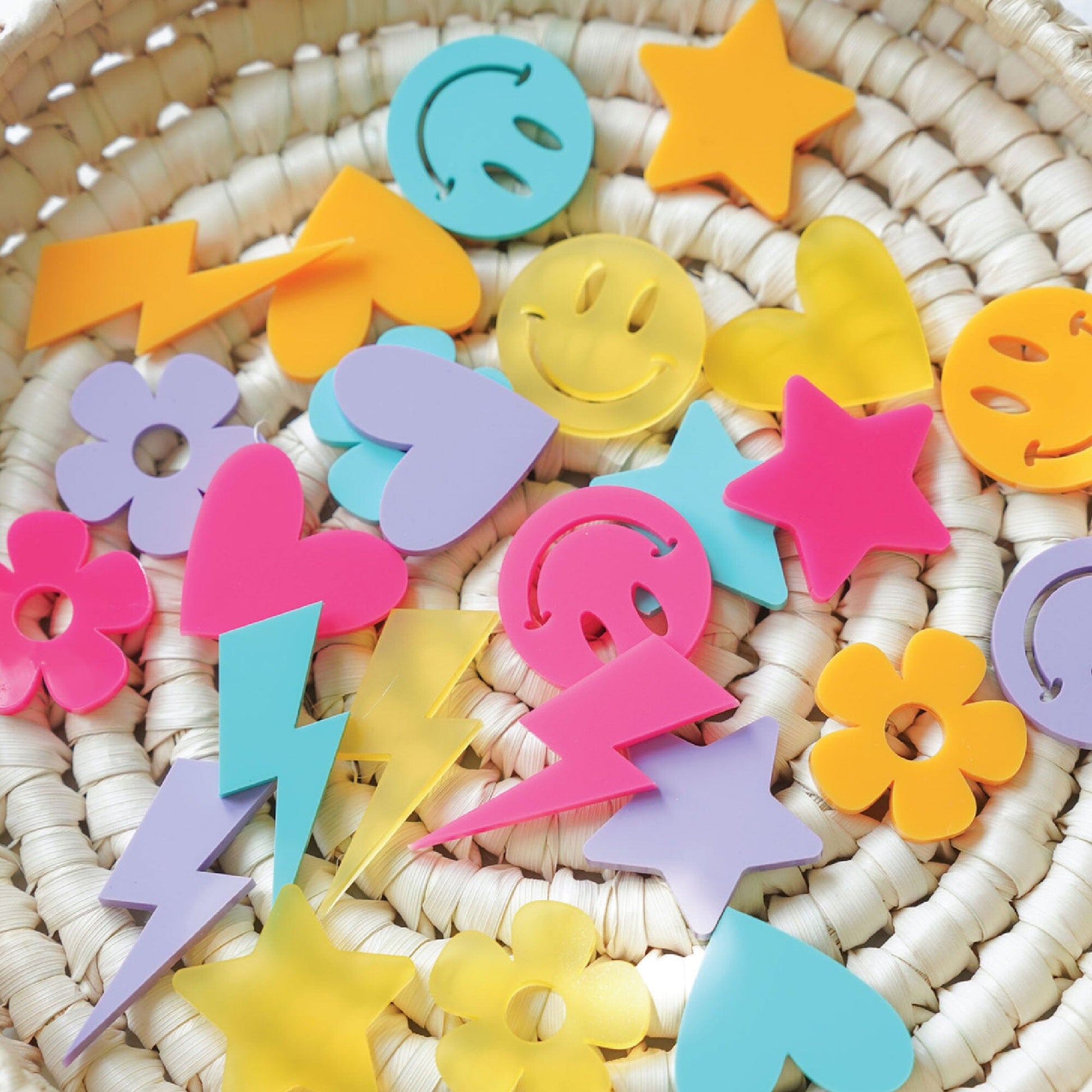 Extra Smiley + Lightning Craziness Tokens for Reward Jars Birch Bar + Co.