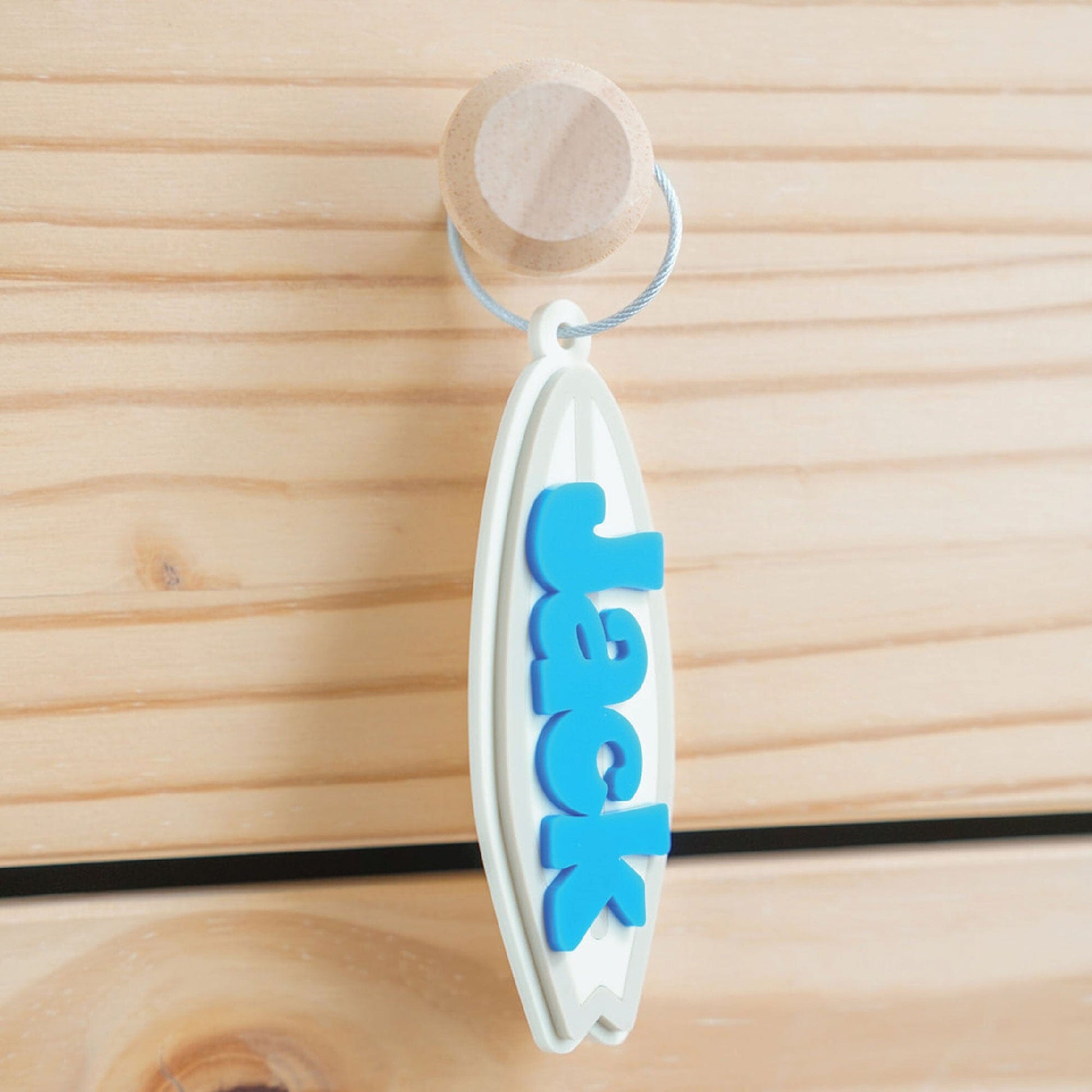 Surfboard Acrylic Bag Tag Birch Bar + Co.