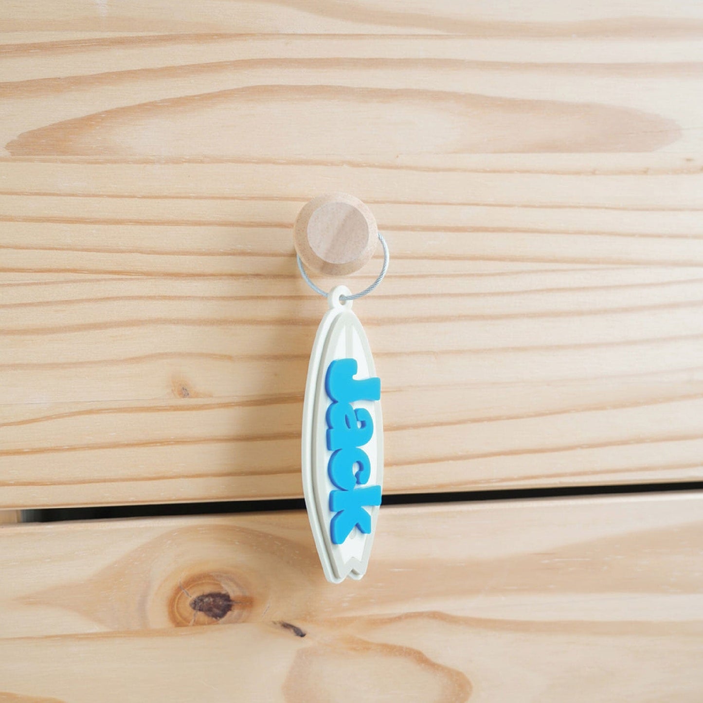 Surfboard Acrylic Bag Tag Birch Bar + Co.