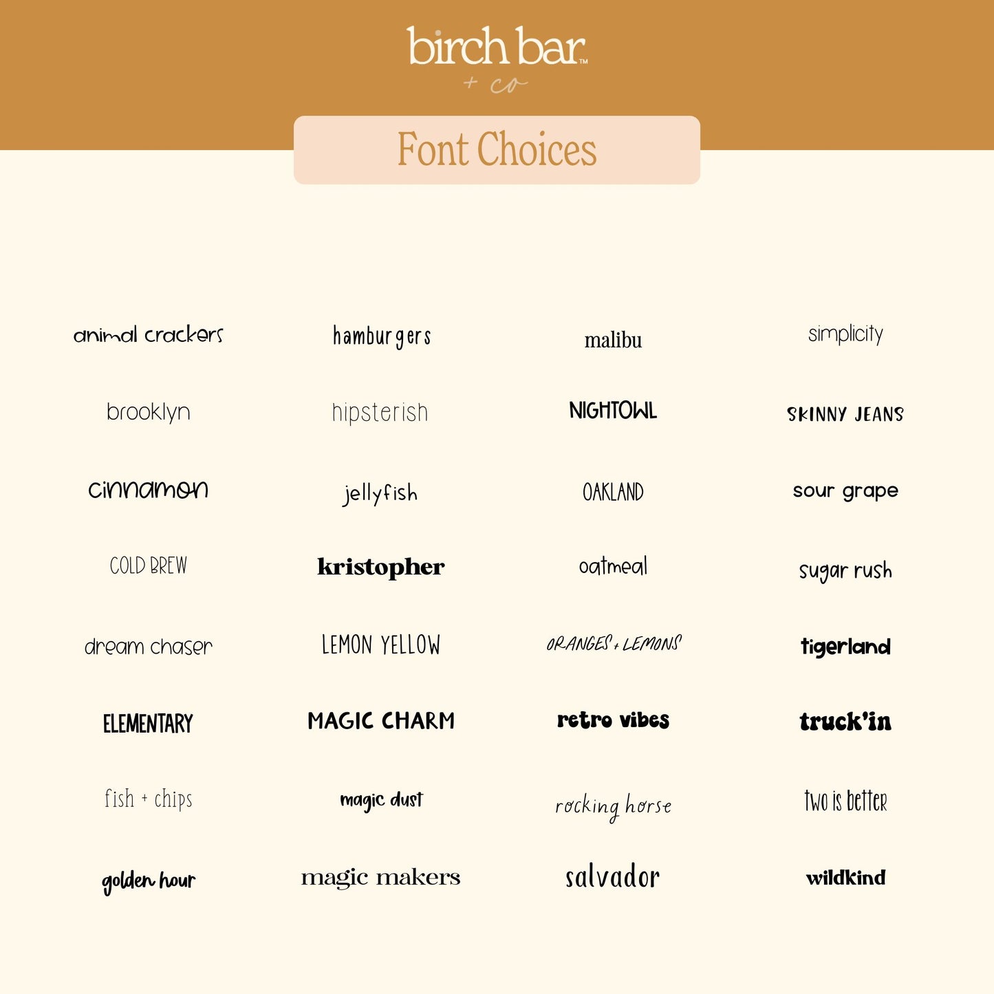 Reward Jar - JAR ONLY Birch Bar + Co.