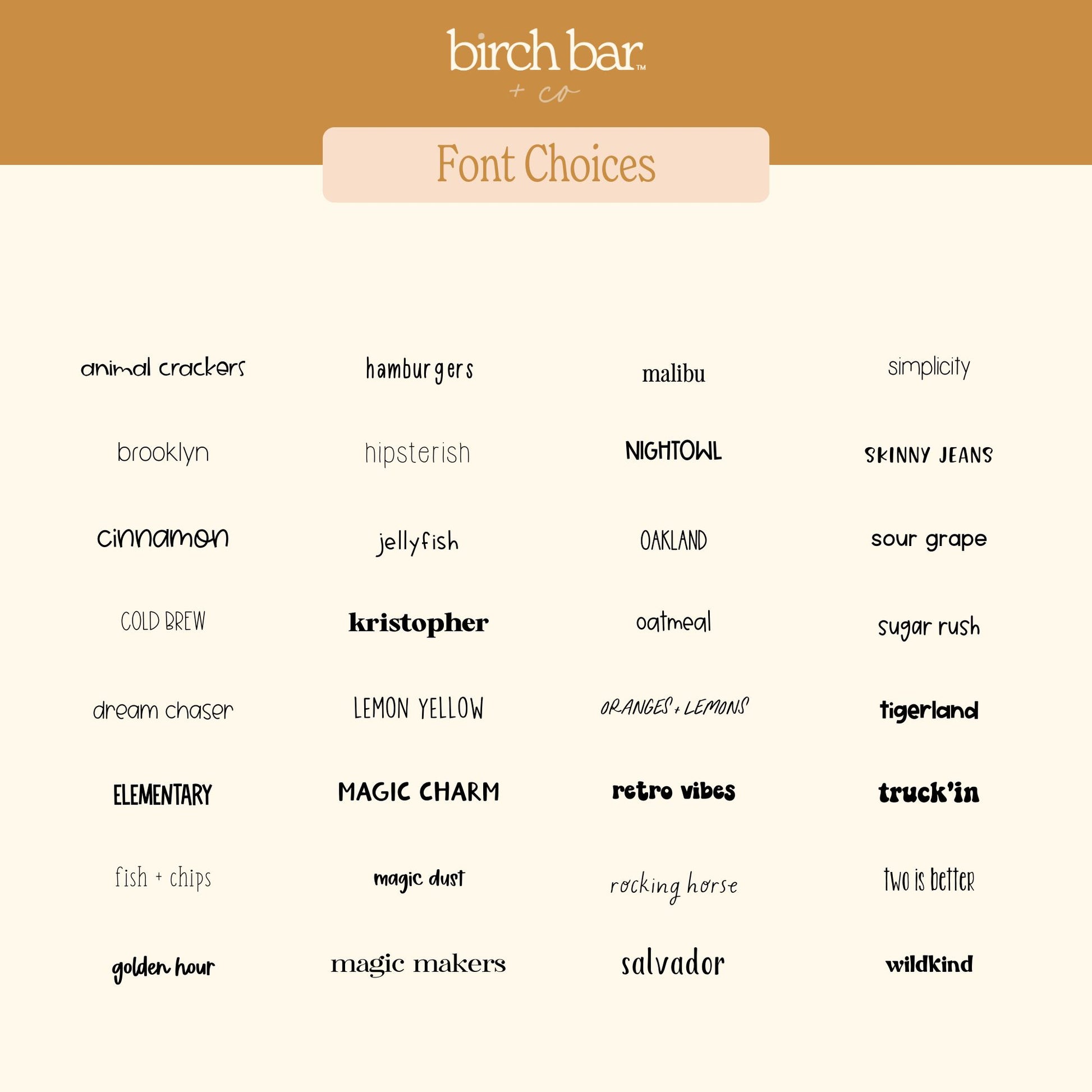 Reward Jar - JAR ONLY Birch Bar + Co.