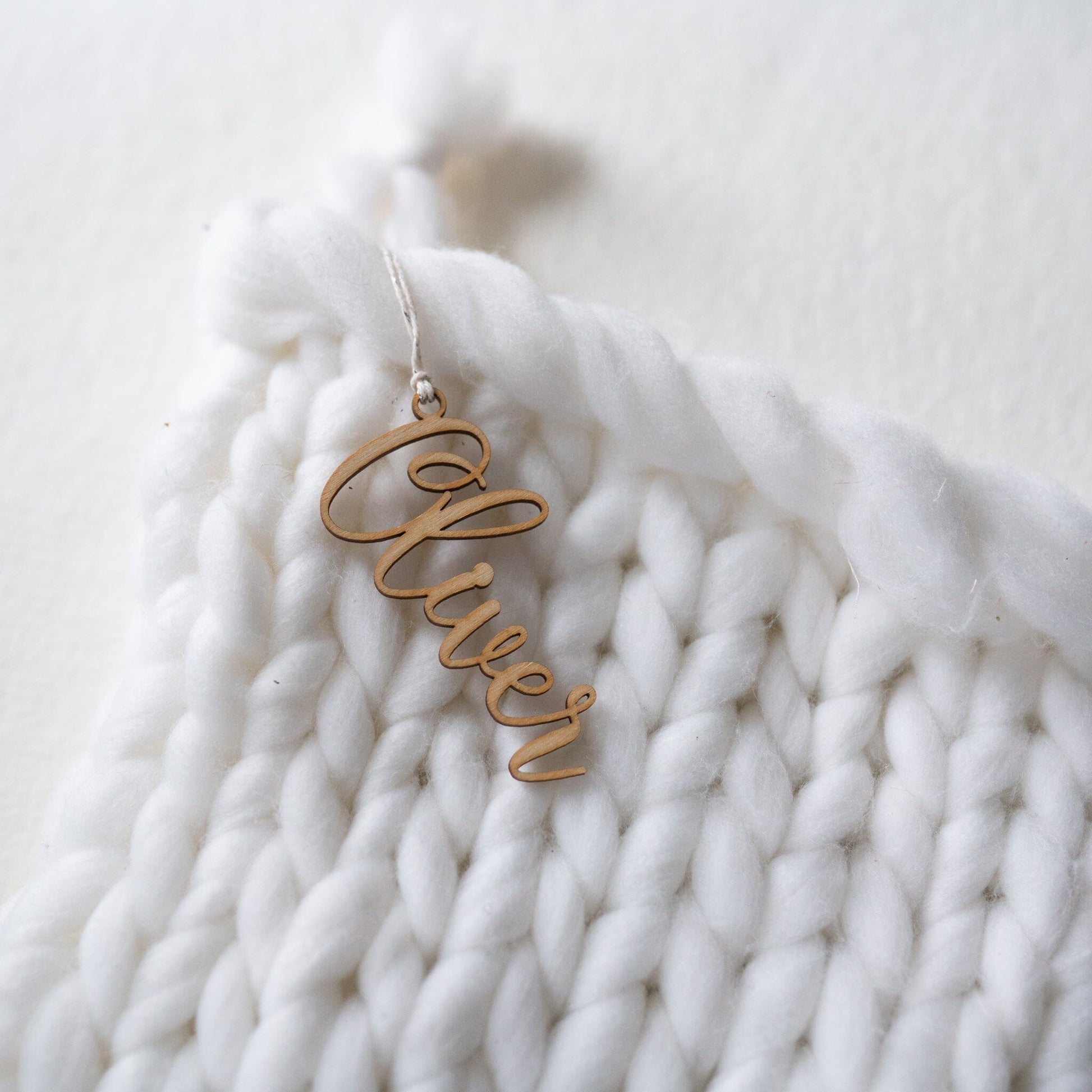 Holiday Stocking Wood Tags Birch Bar + Co.