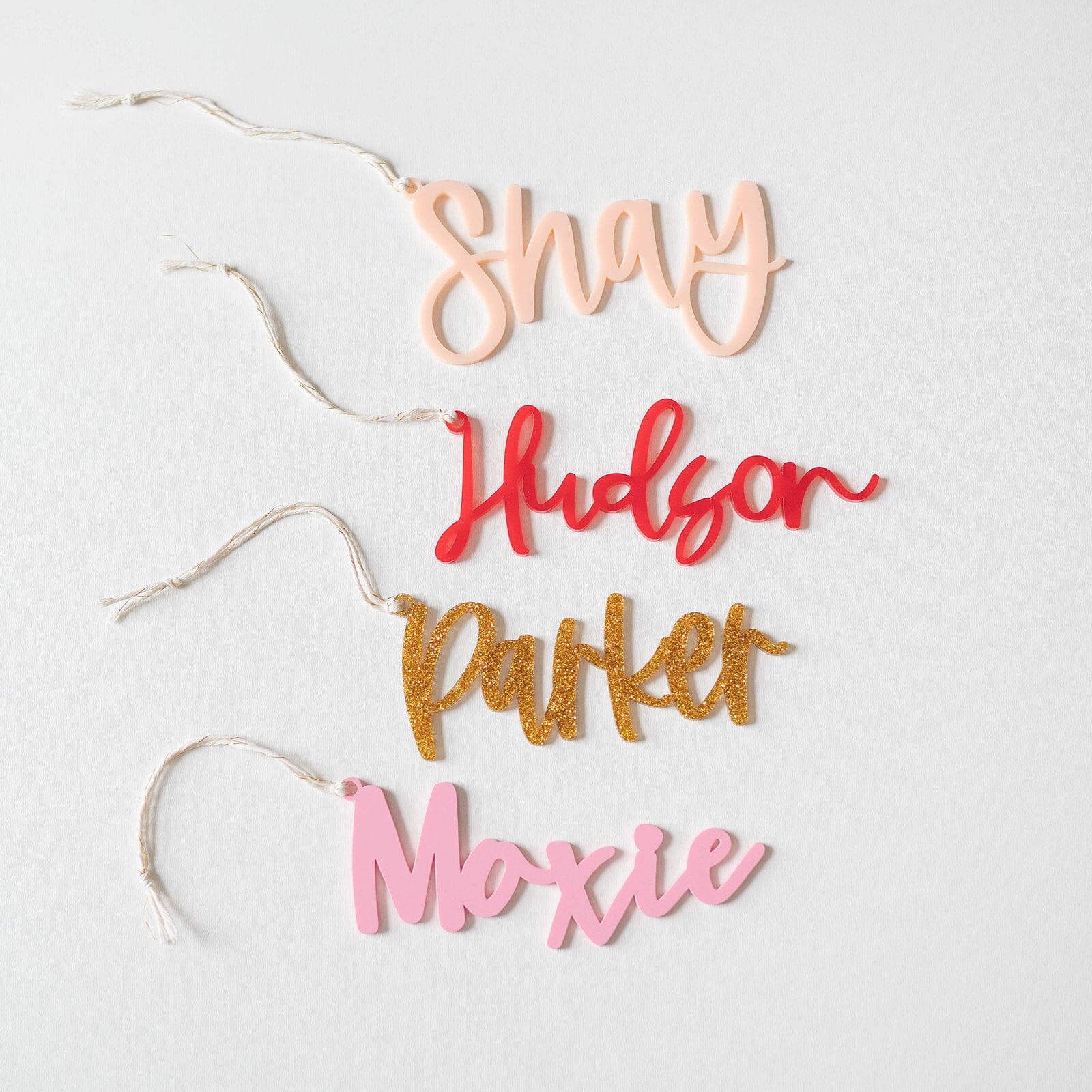 Holiday Acrylic Stocking Tags Birch Bar + Co.
