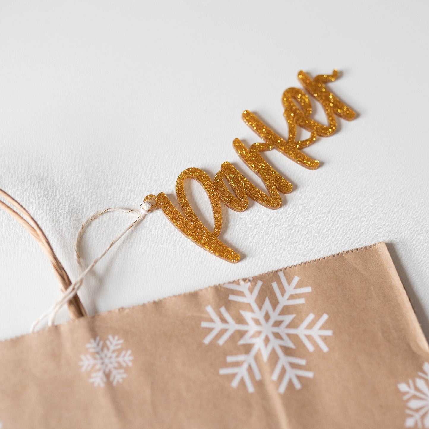 Holiday Acrylic Stocking Tags Birch Bar + Co.