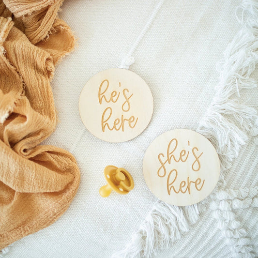 It’s a Boy/Girl - Engraved Sign Birch Bar + Co.