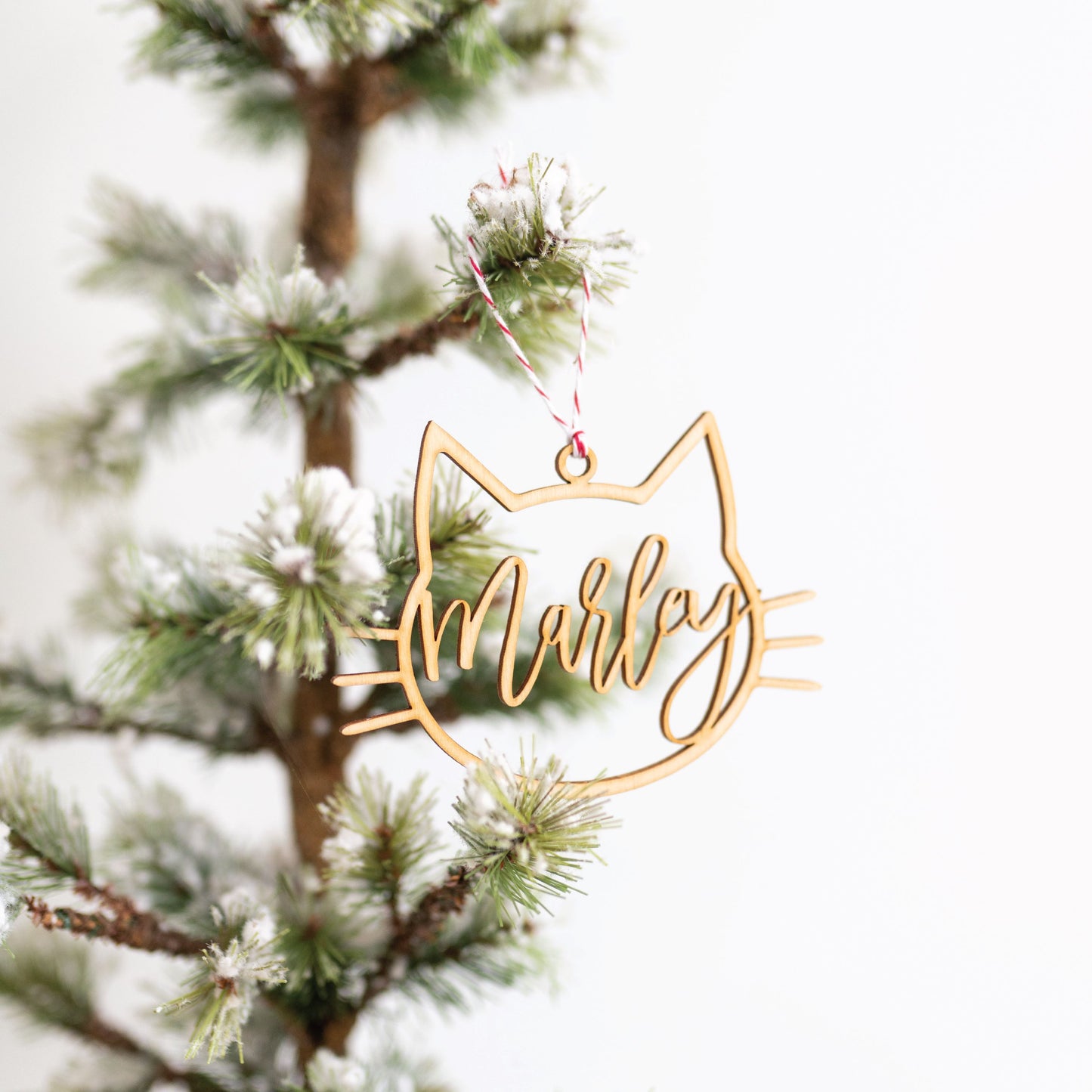 Personalized Cat Ornament Birch Bar + Co.