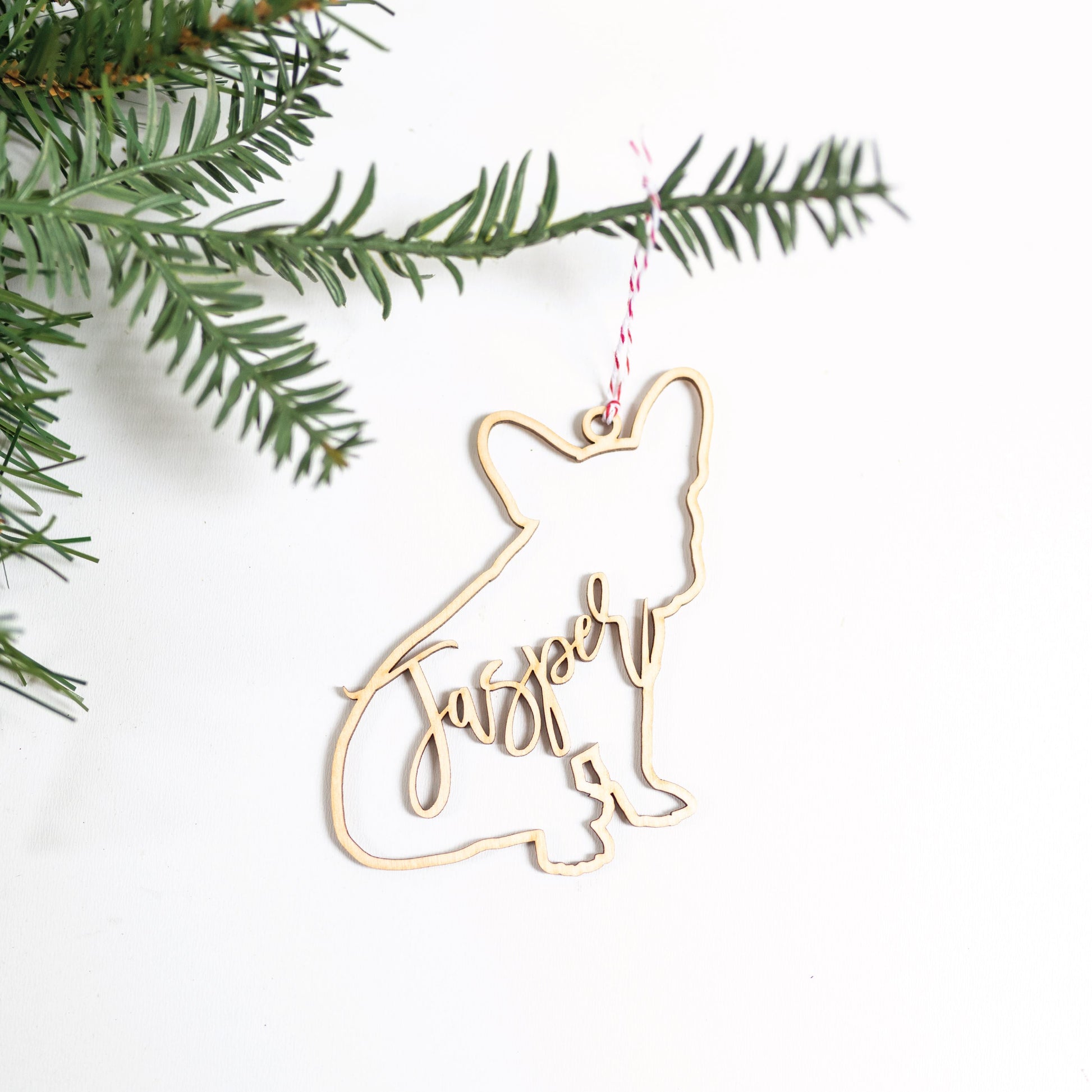 Personalized Holiday Pet Ornament Birch Bar + Co.