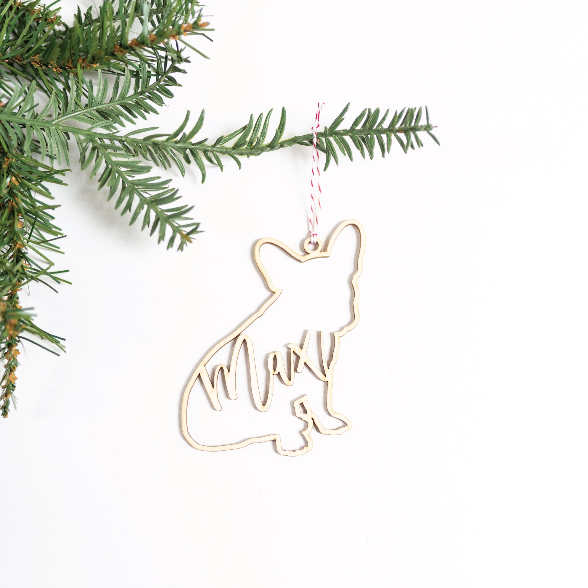 Personalized Holiday Pet Ornament Birch Bar + Co.