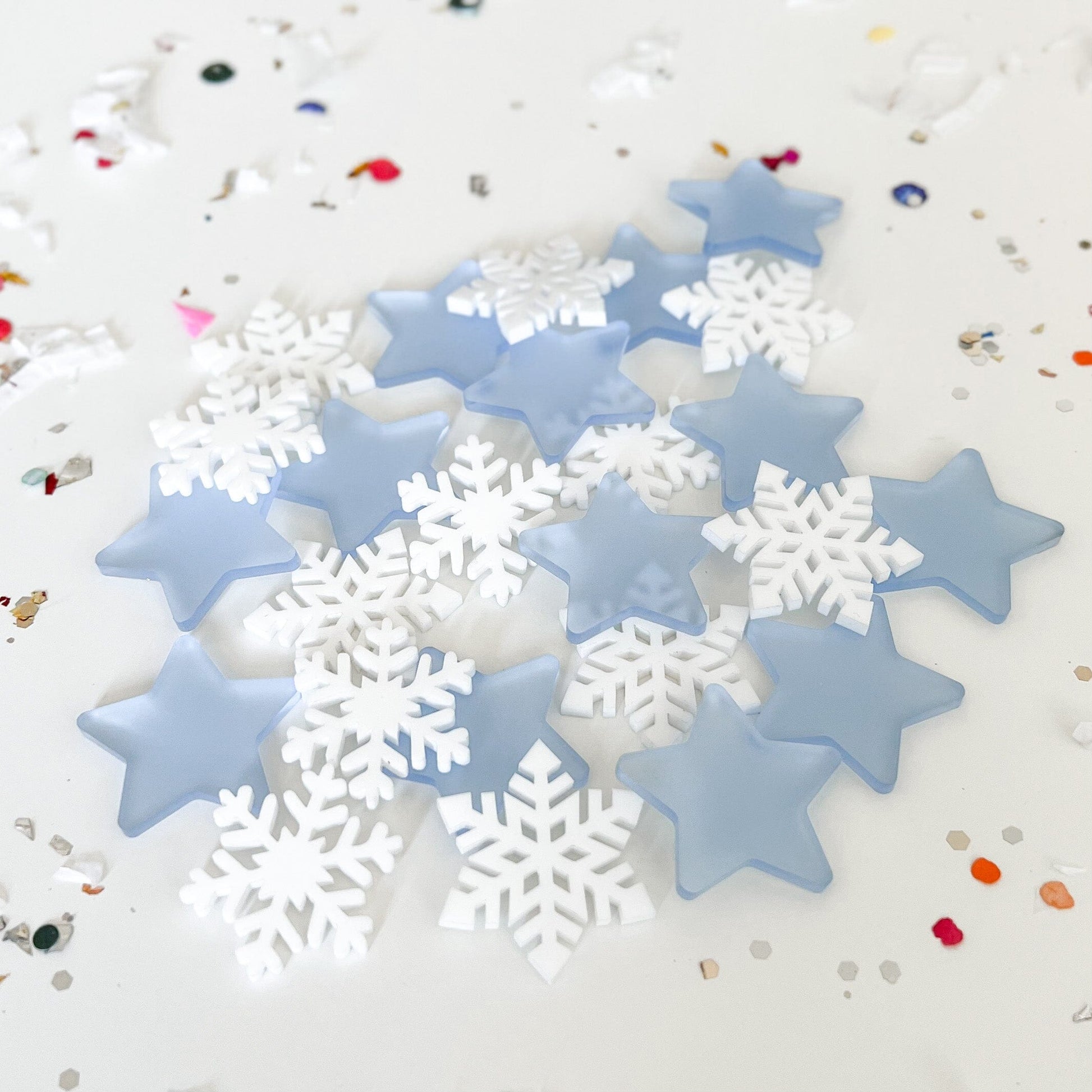 Extra Snowflakes + Stars for Reward Jars Birch Bar + Co.