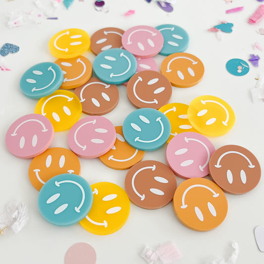 Extra Smile Face Tokens for Reward Jars Birch Bar + Co.