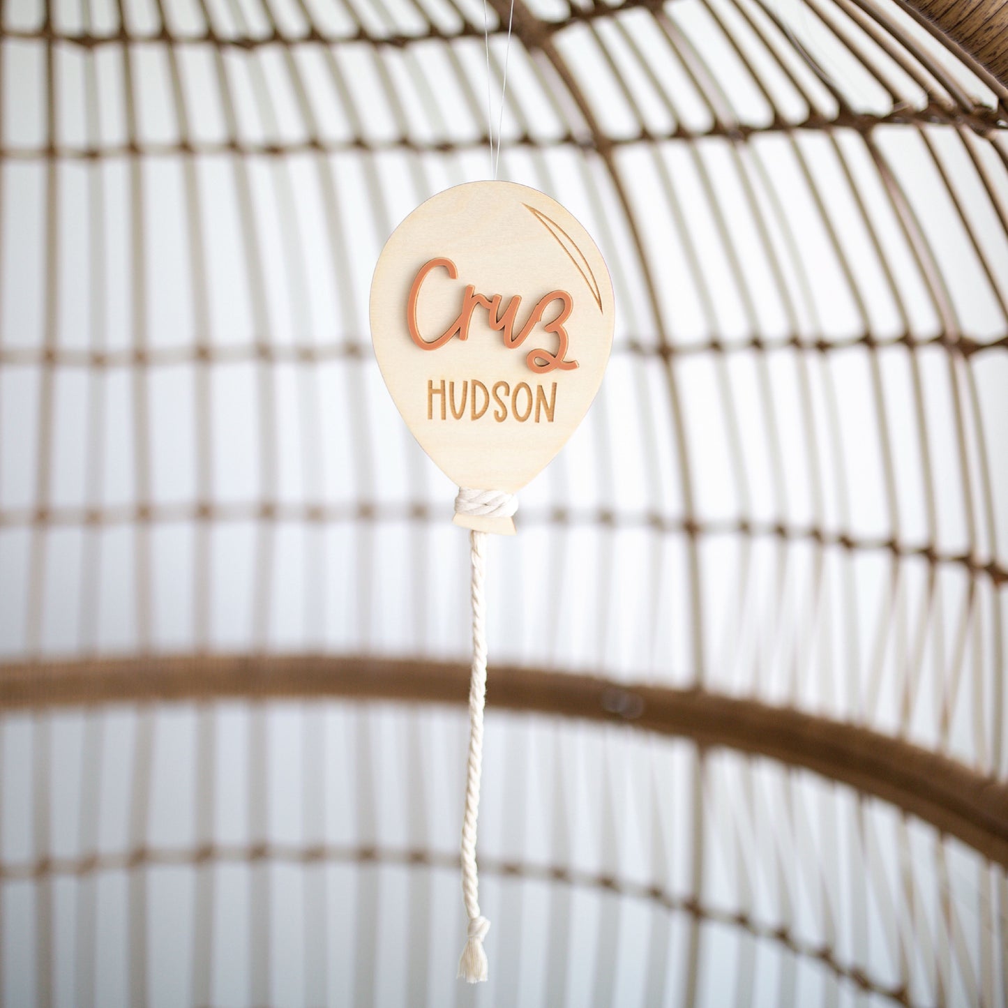 Personalized Balloon Birth Announcement Birch Bar + Co.