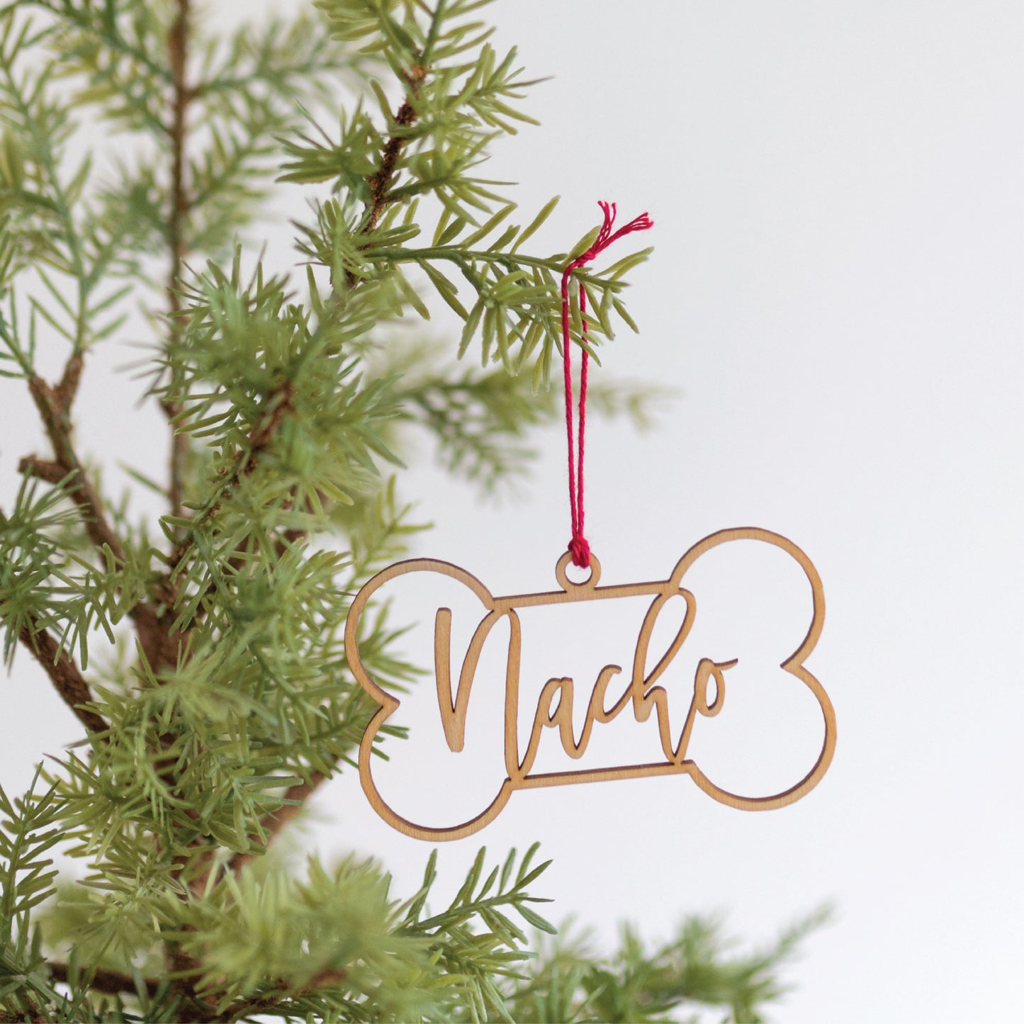 Personalized Dog Bone Ornament Birch Bar + Co.