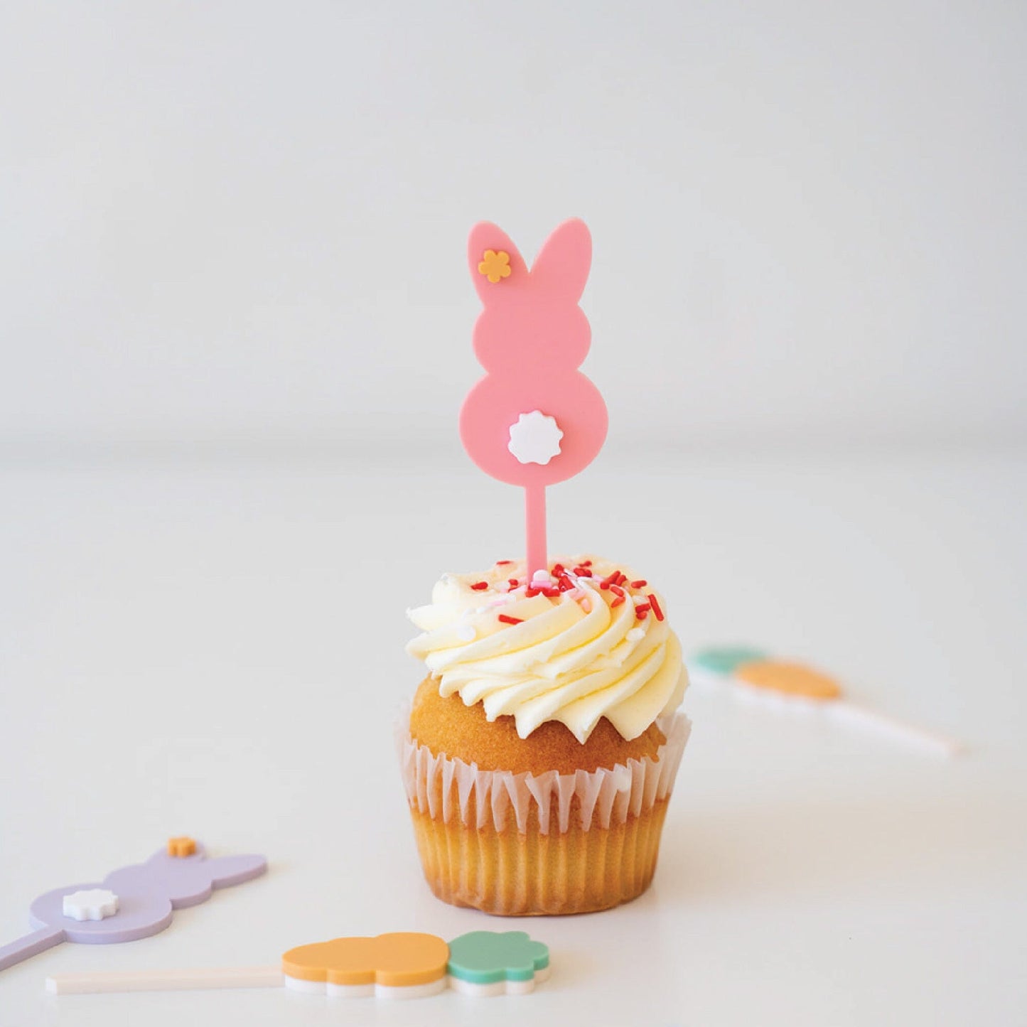 Easter Bunny + Carrot Cupcake Toppers Birch Bar + Co.