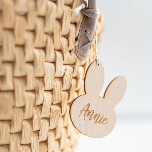 Personalized Bunny Basket Tags Birch Bar + Co.