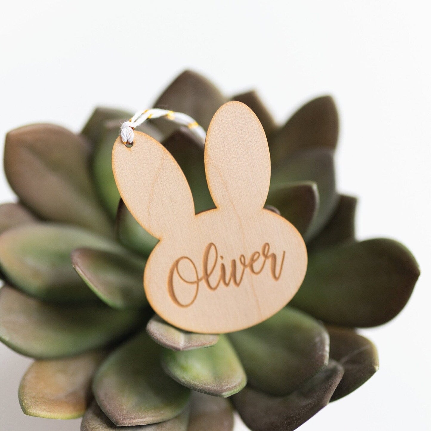 Personalized Bunny Basket Tags Birch Bar + Co.