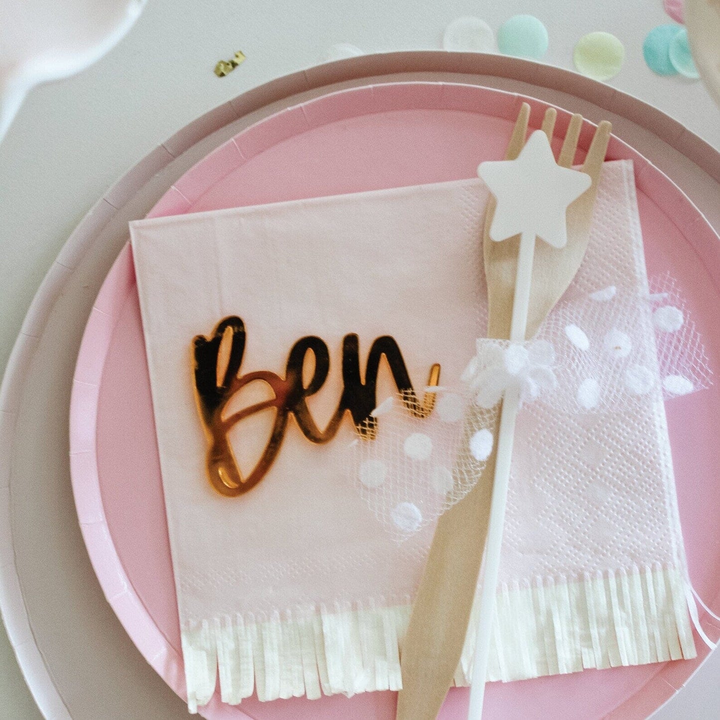 Star Acrylic Swizzle Sticks Birch Bar + Co.