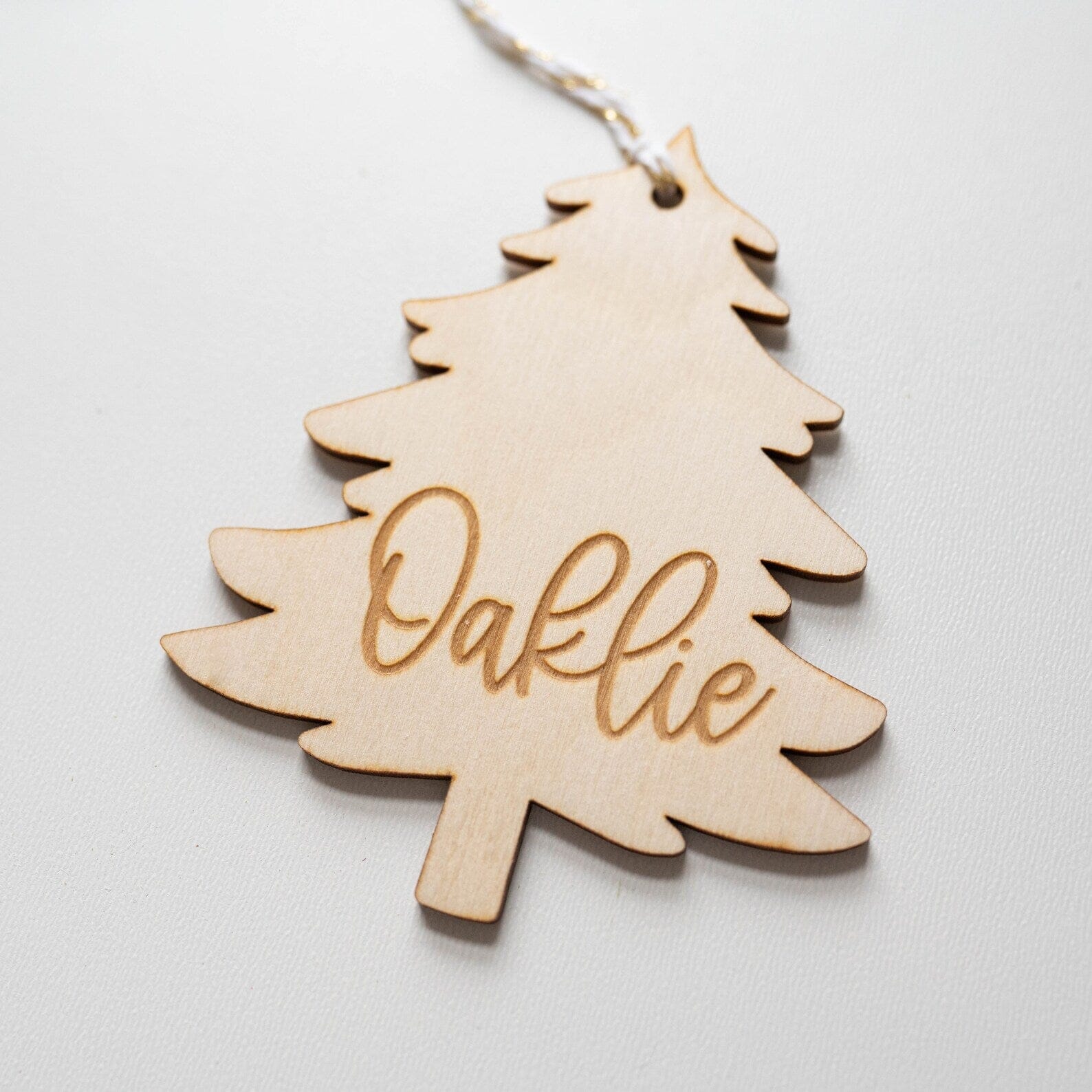 Engraved Tree Stocking Tags Birch Bar + Co.