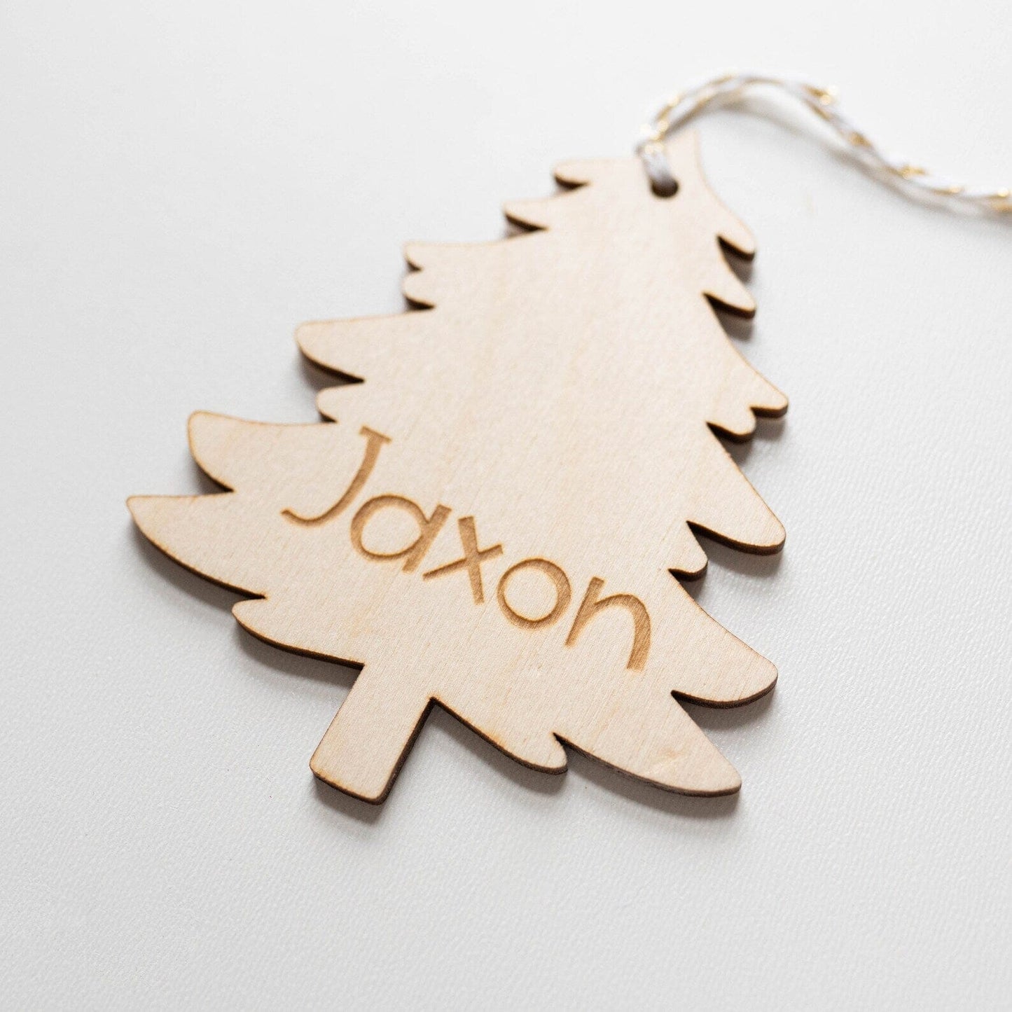 Engraved Tree Stocking Tags Birch Bar + Co.