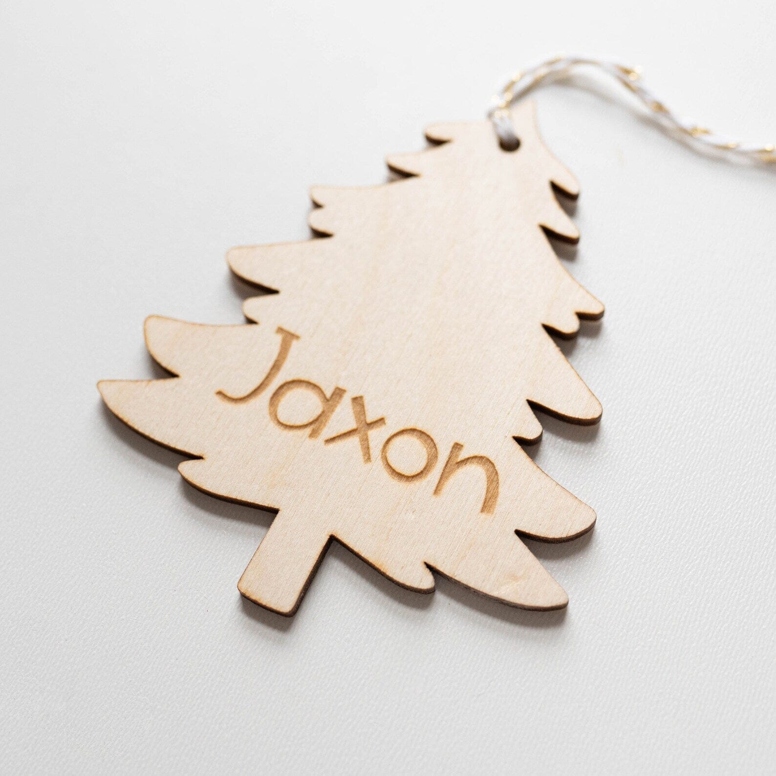 Engraved Tree Stocking Tags Birch Bar + Co.