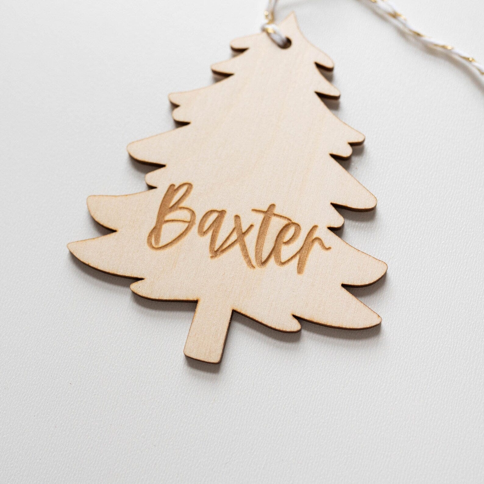 Engraved Tree Stocking Tags Birch Bar + Co.