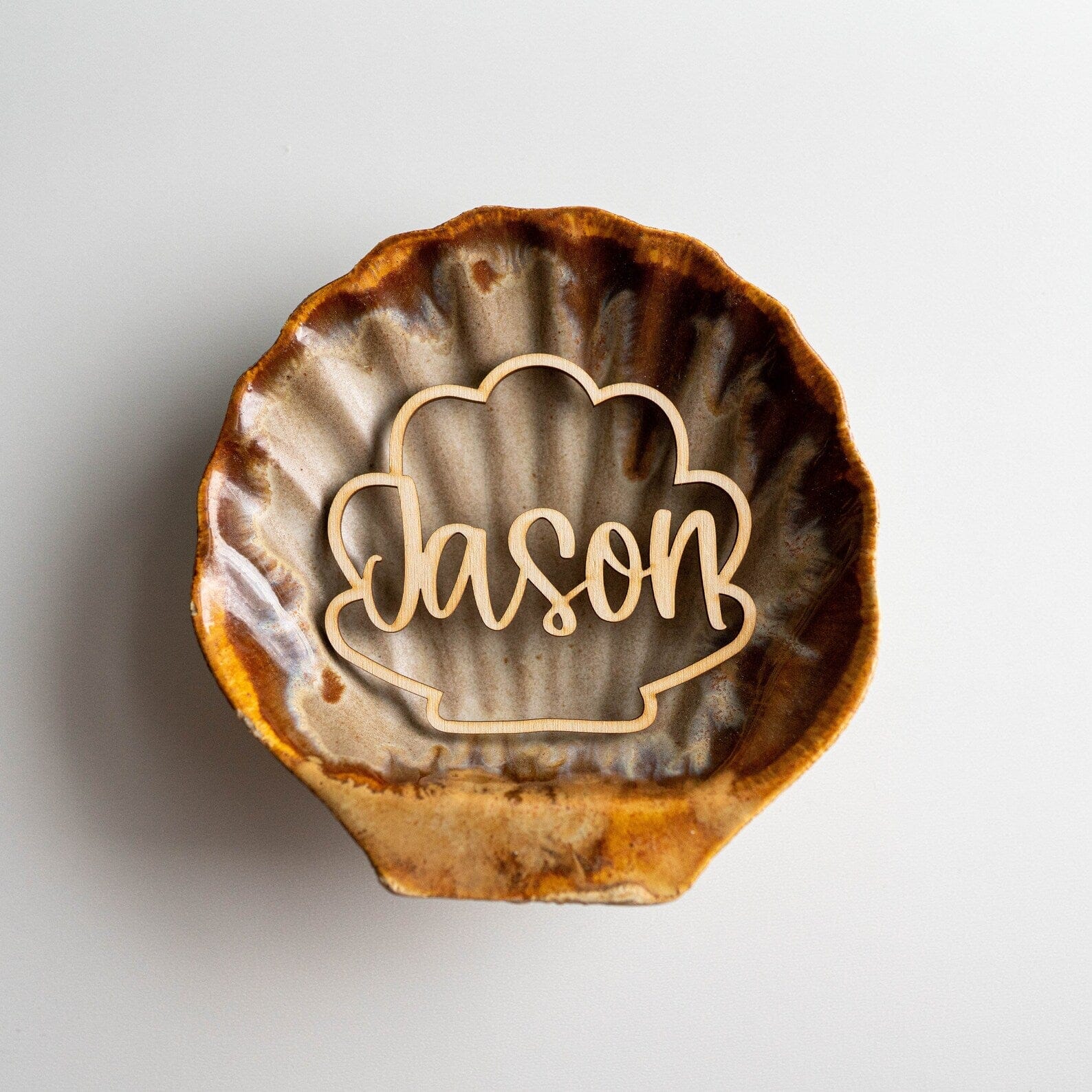 Seashell Place Cards Birch Bar + Co.