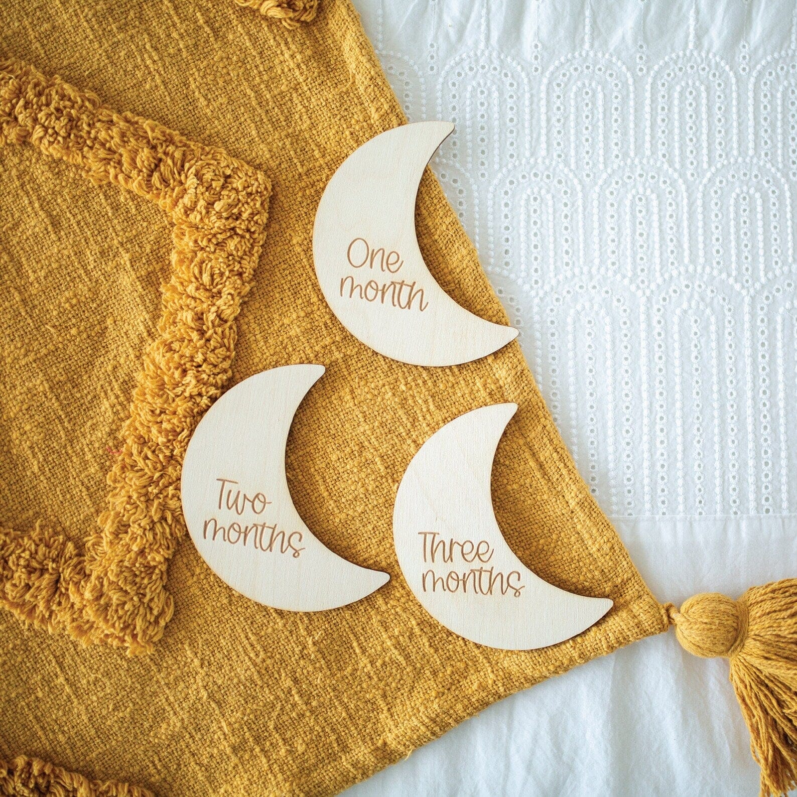 Monthly Milestone Set with Half Moon Birch Bar + Co.