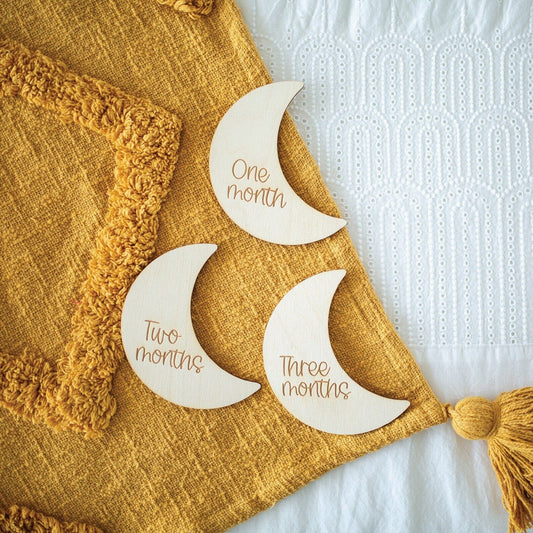 Monthly Milestone Set with Half Moon Birch Bar + Co.