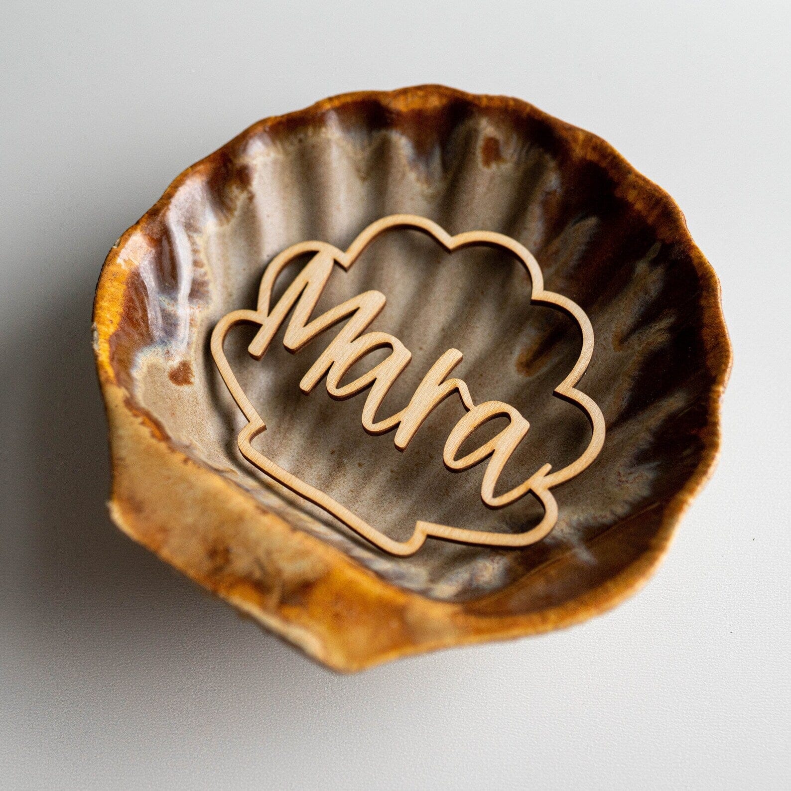 Seashell Place Cards Birch Bar + Co.