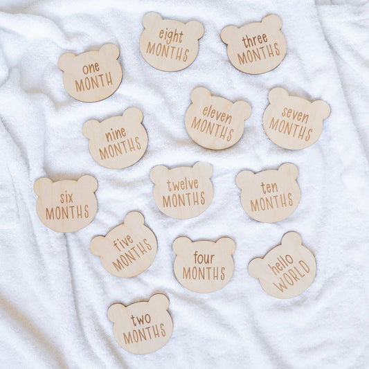 Monthly Milestone Set with Bears Birch Bar + Co.