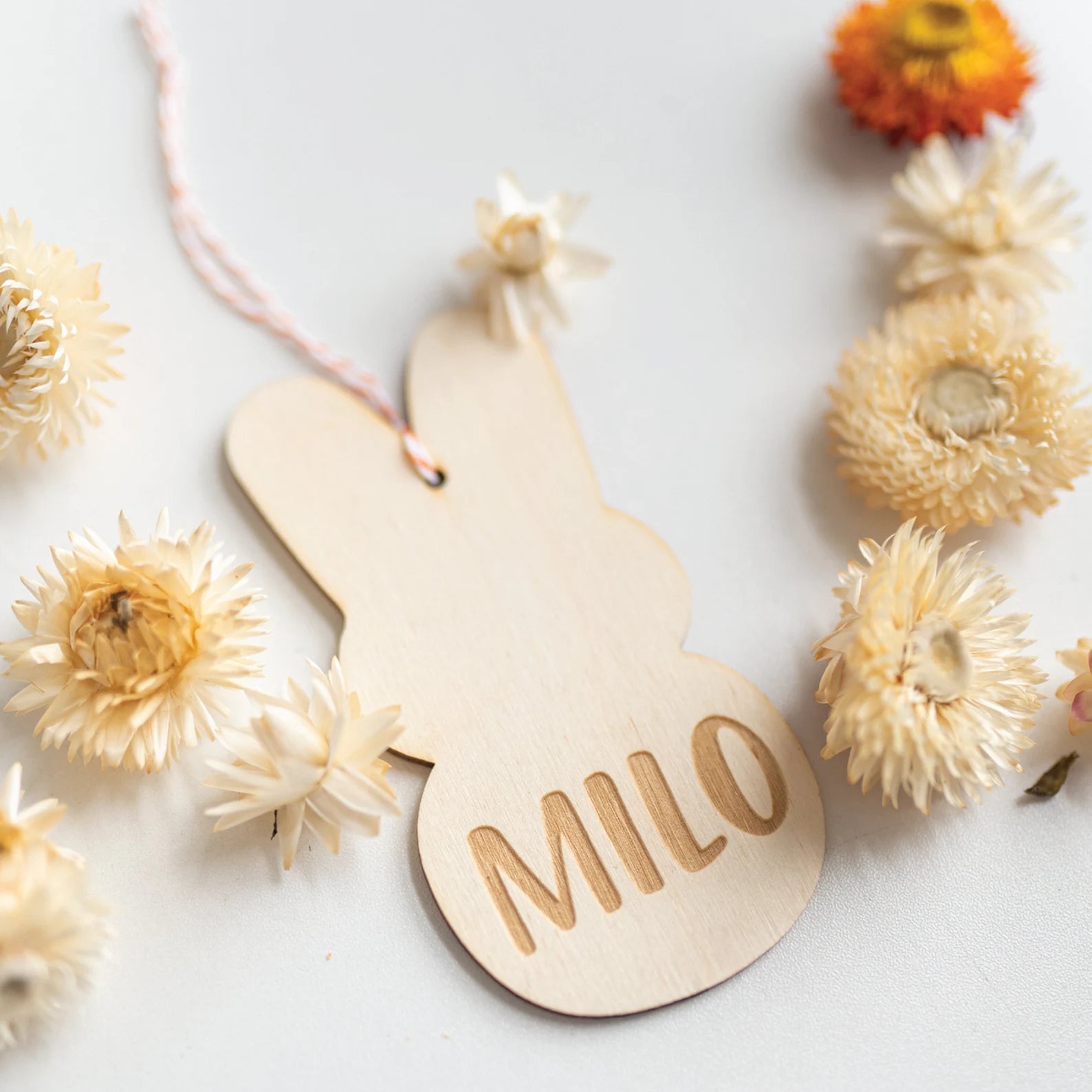 Personalized Bunny Tags Birch Bar + Co.