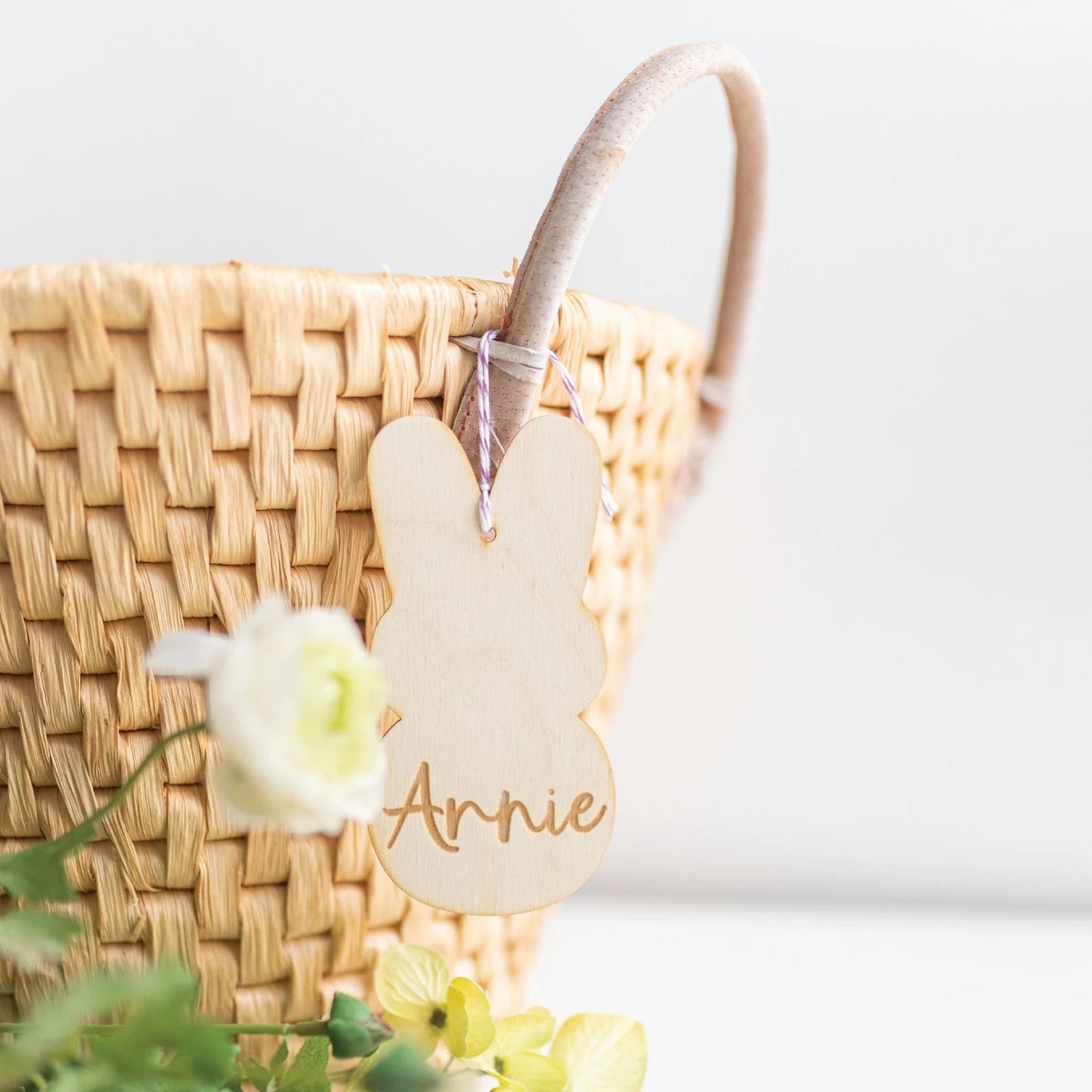 Personalized Bunny Tags Birch Bar + Co.