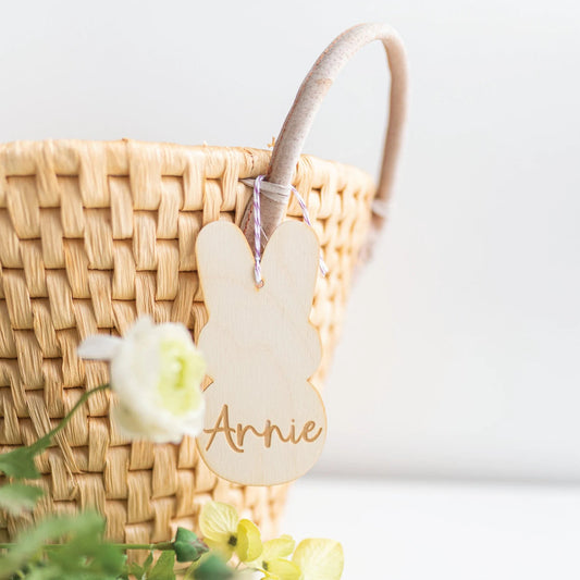 Personalized Bunny Tags Birch Bar + Co.