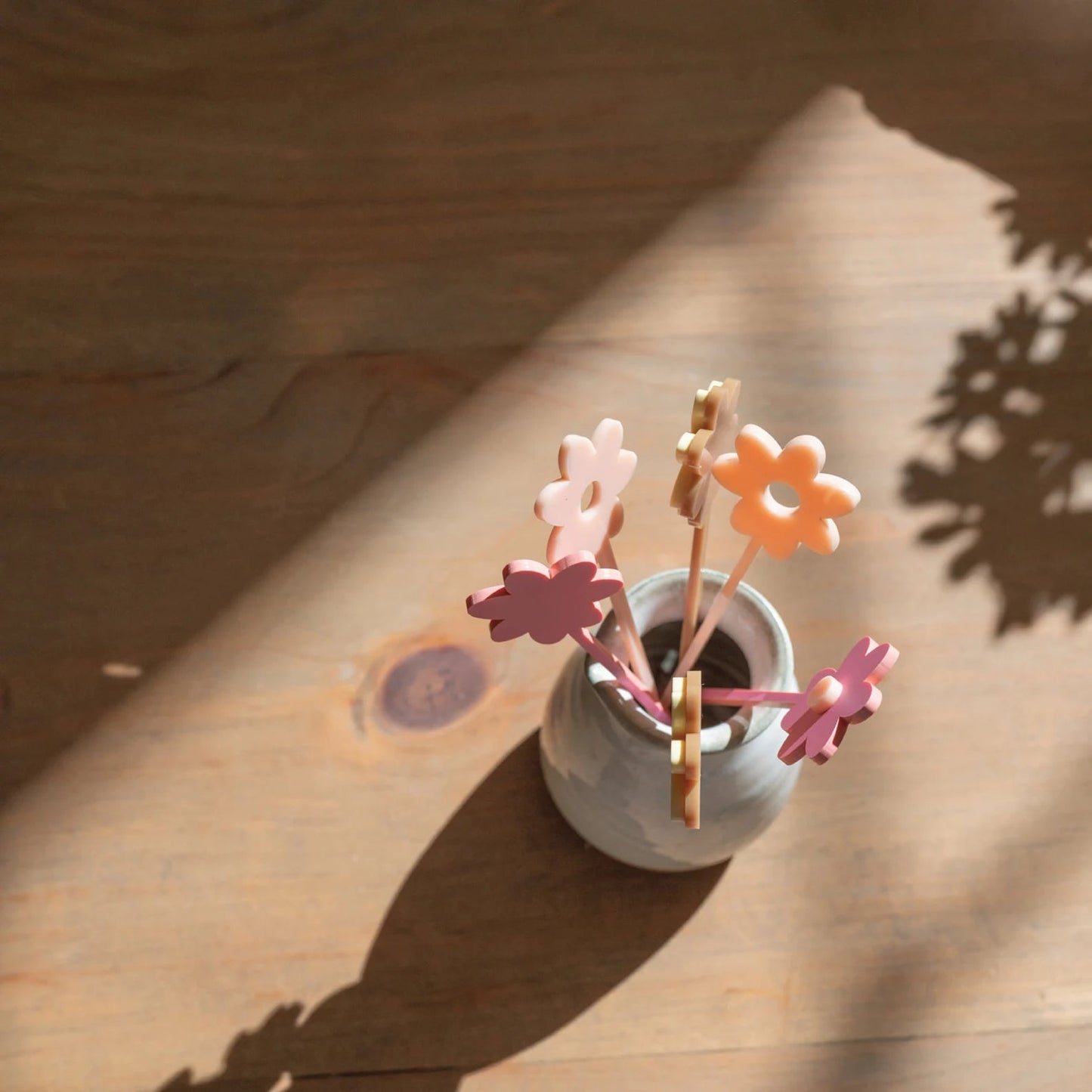 Daisy Acrylic Swizzle Sticks Birch Bar + Co.