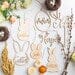 Personalized Bunny Basket Tags Birch Bar + Co.