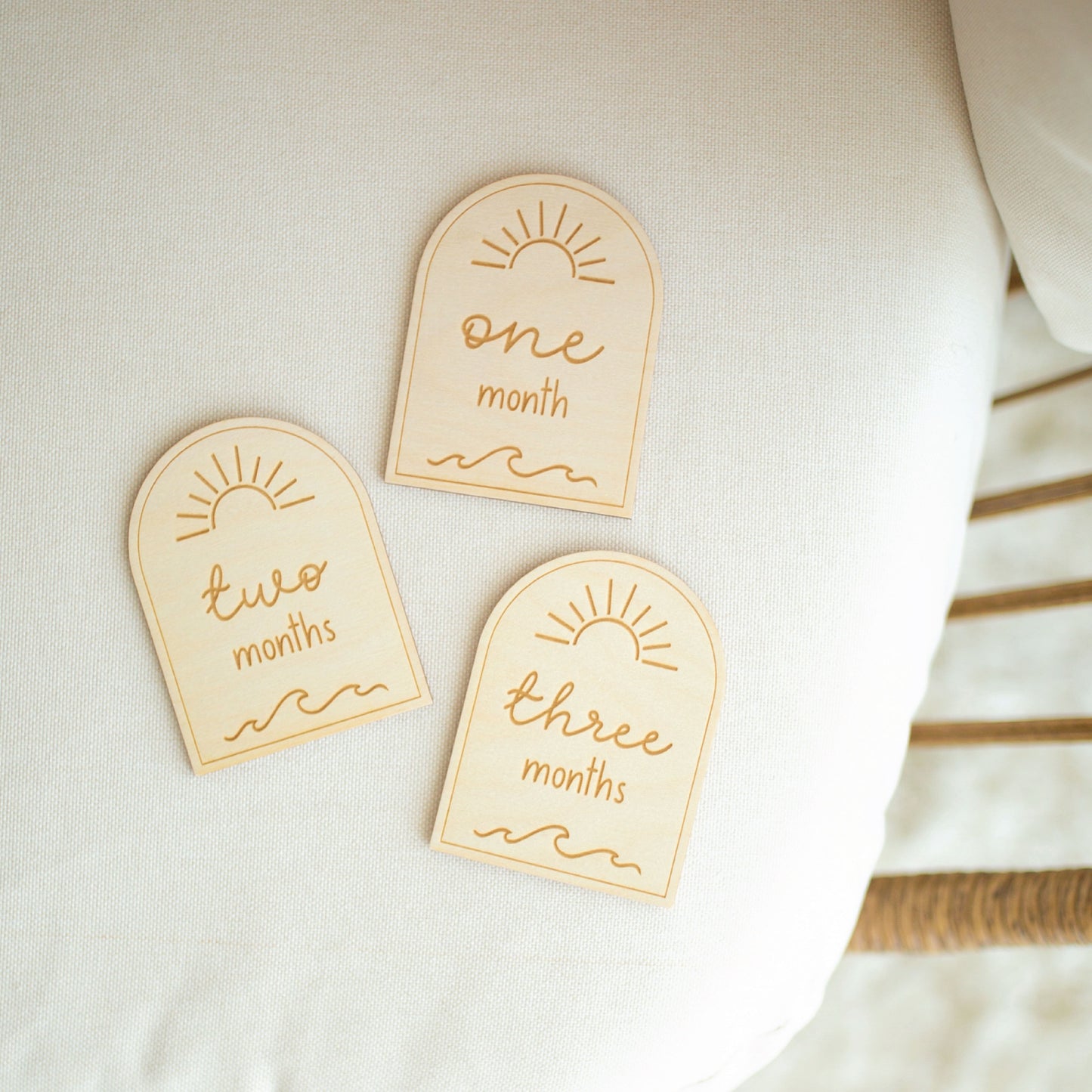 Monthly Milestone Set with Ocean Wave Sun Birch Bar + Co.