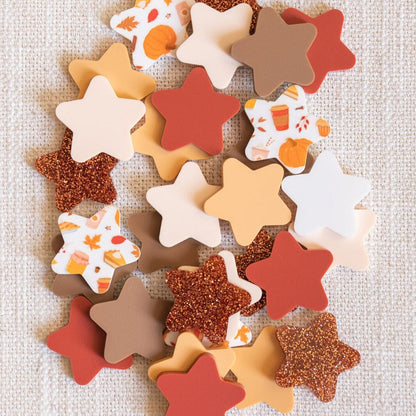 Extra Fall Pumpkin Themed Star Tokens for Reward Jars Birch Bar + Co. 