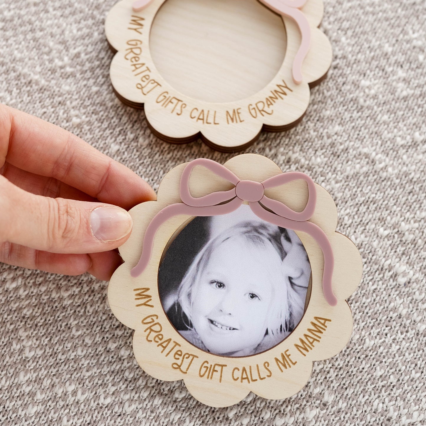 Personalized Mom Photo Frame Magnet Birch Bar + Co. 