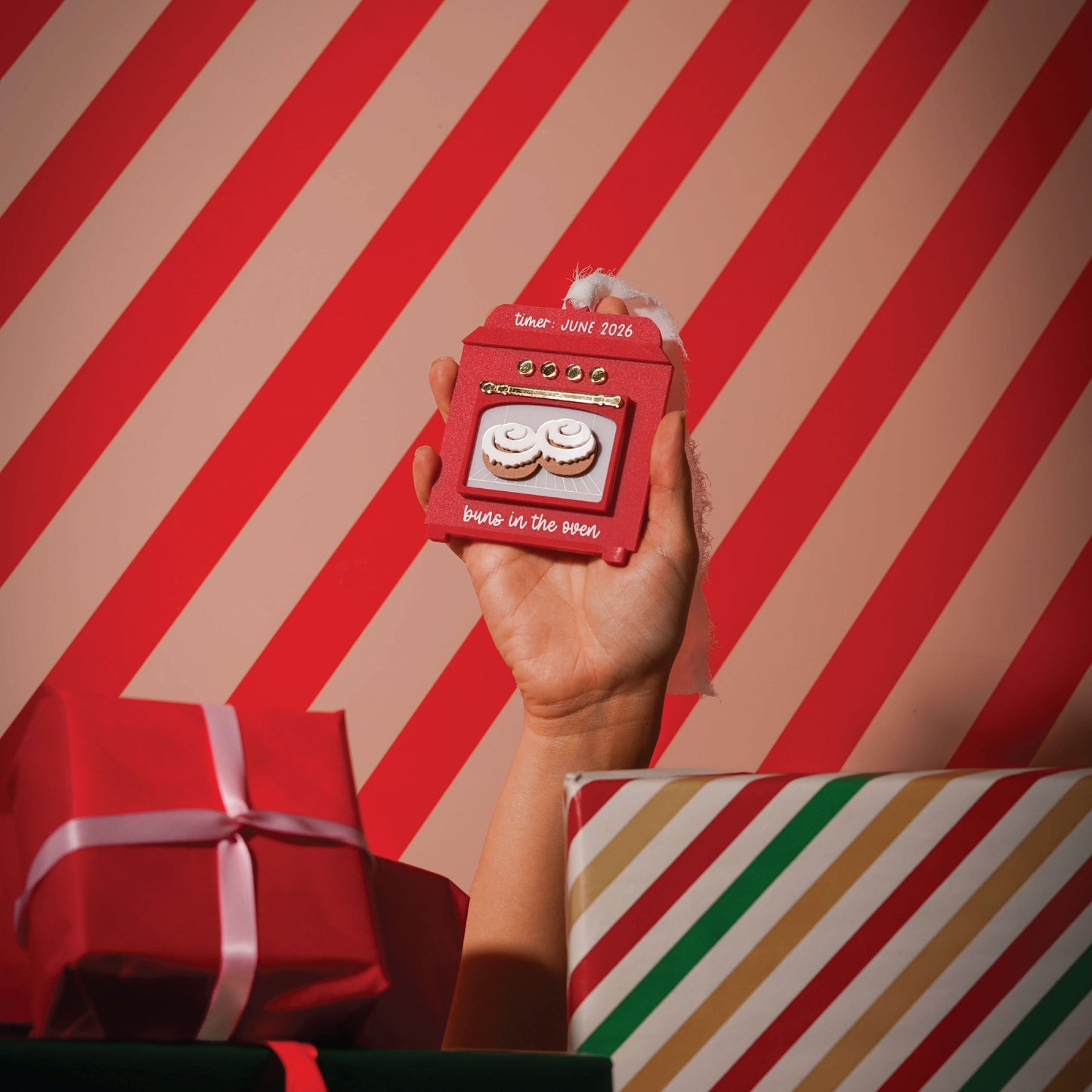 Bun In The Oven Pregnancy Announcement Ornament Birch Bar + Co. 