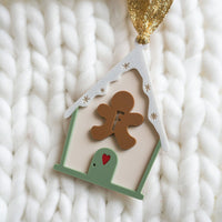 Personalized Gingerbread House Stocking Tag Birch Bar + Co. 