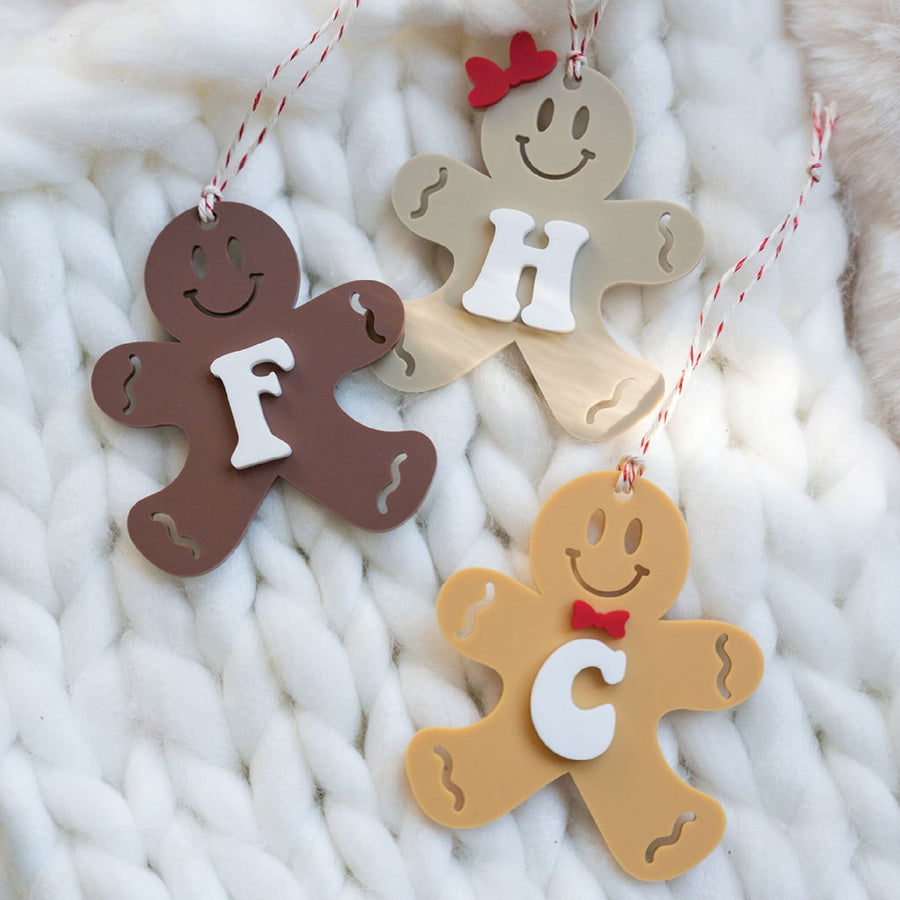 Personalized Gingerbread Stocking Tag Birch Bar + Co. 
