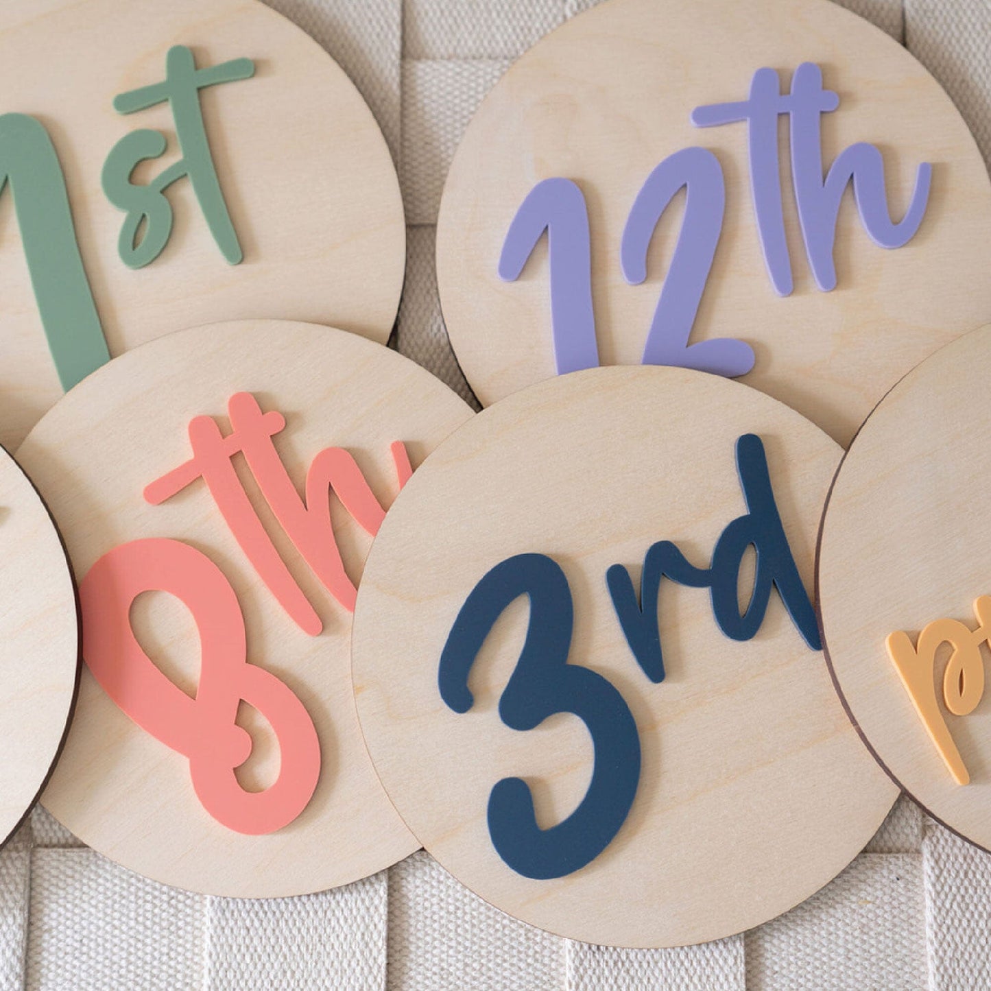 First Day Of School Mini Round Sign Birch Bar + Co. 